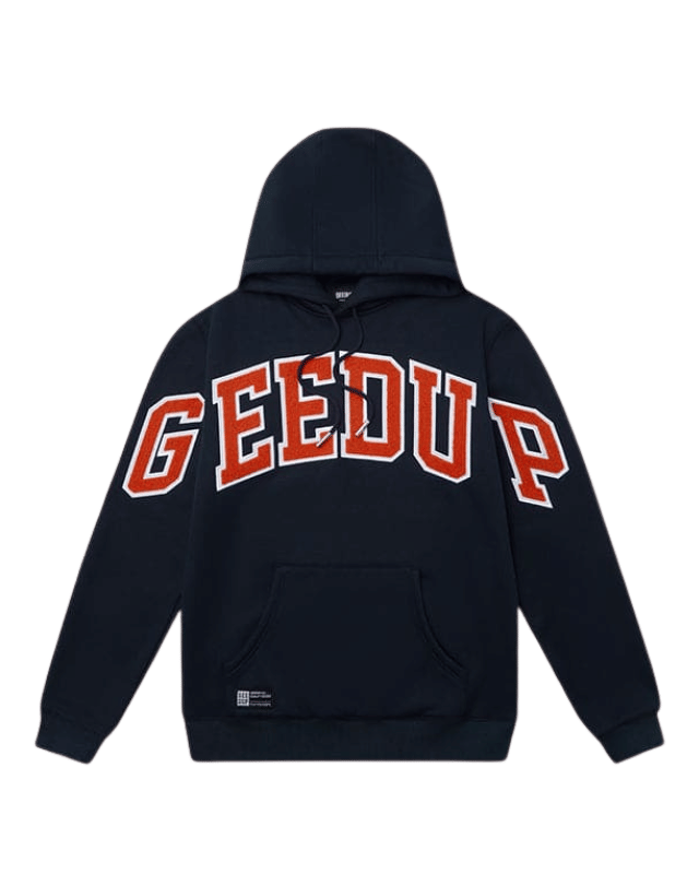 Geedup Team Logo Hoodie Navy Burnt Orange