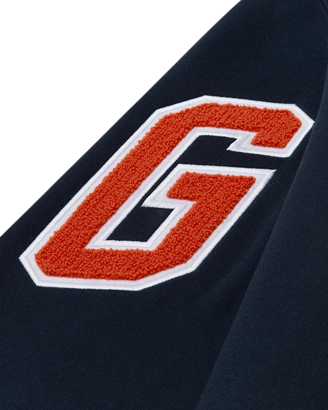 Geedup Team Logo Hoodie Navy Burnt Orange