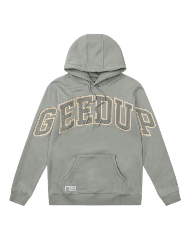 Geedup Team Logo Hoodie Nardo Grey Gold