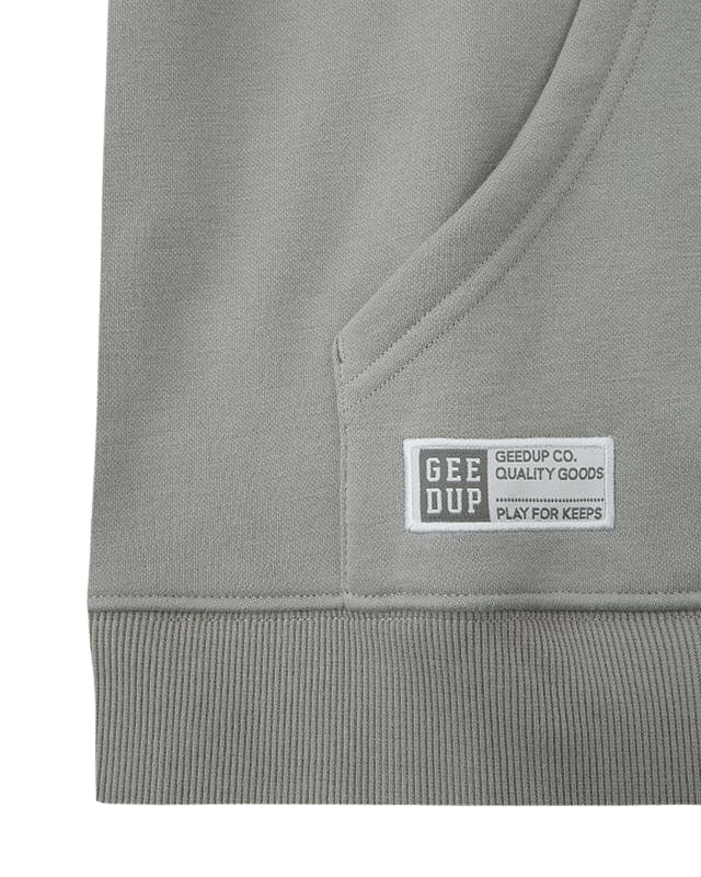 Geedup Team Logo Hoodie Nardo Grey Gold