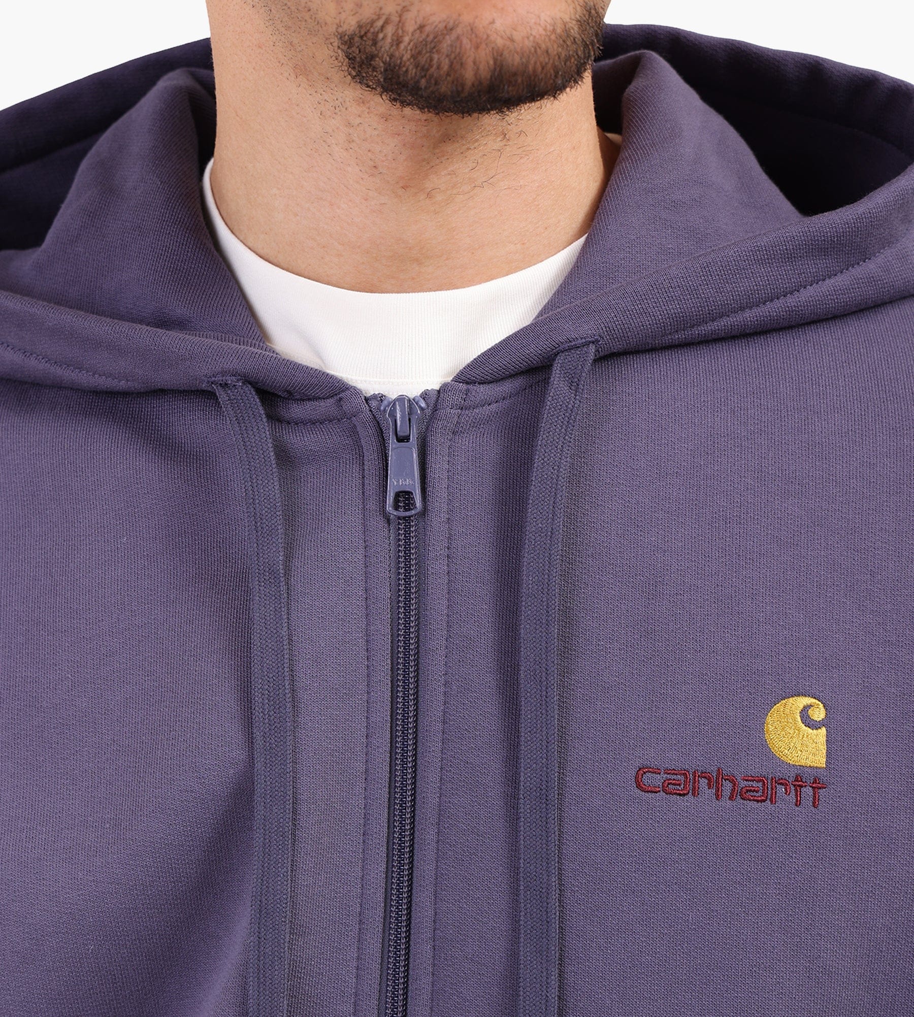 Carhartt WIP Hooded American Script Jacket Shady Purple