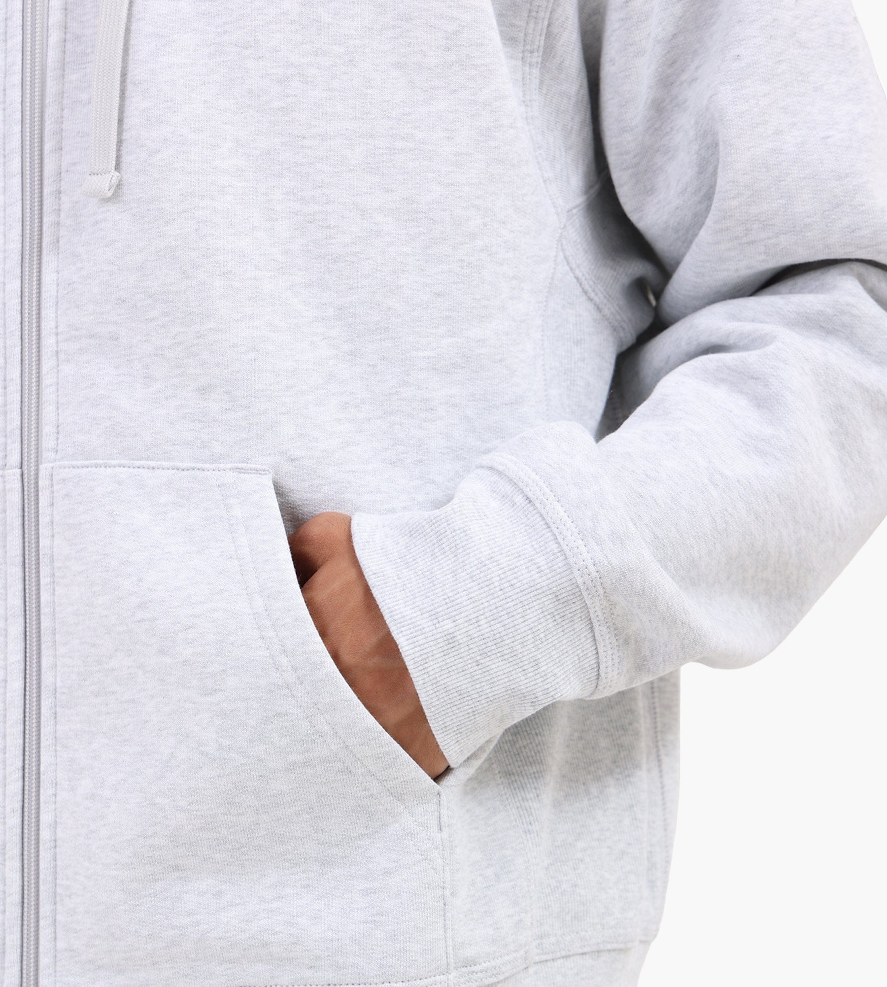 Carhartt WIP Hooded American Script Jacket Ash Heather