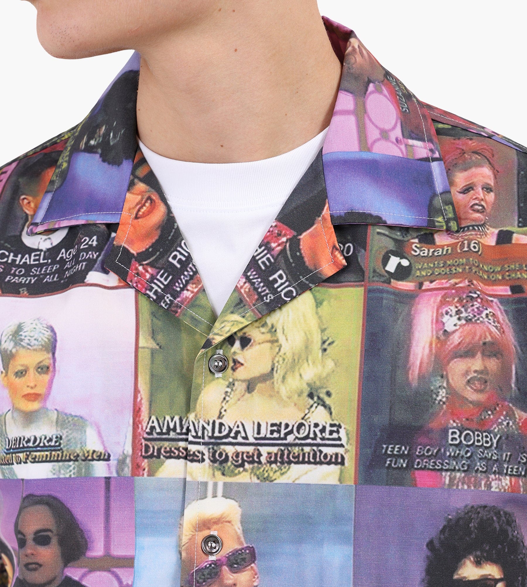 Sabbatical Faces Shirt Multi-Colour
