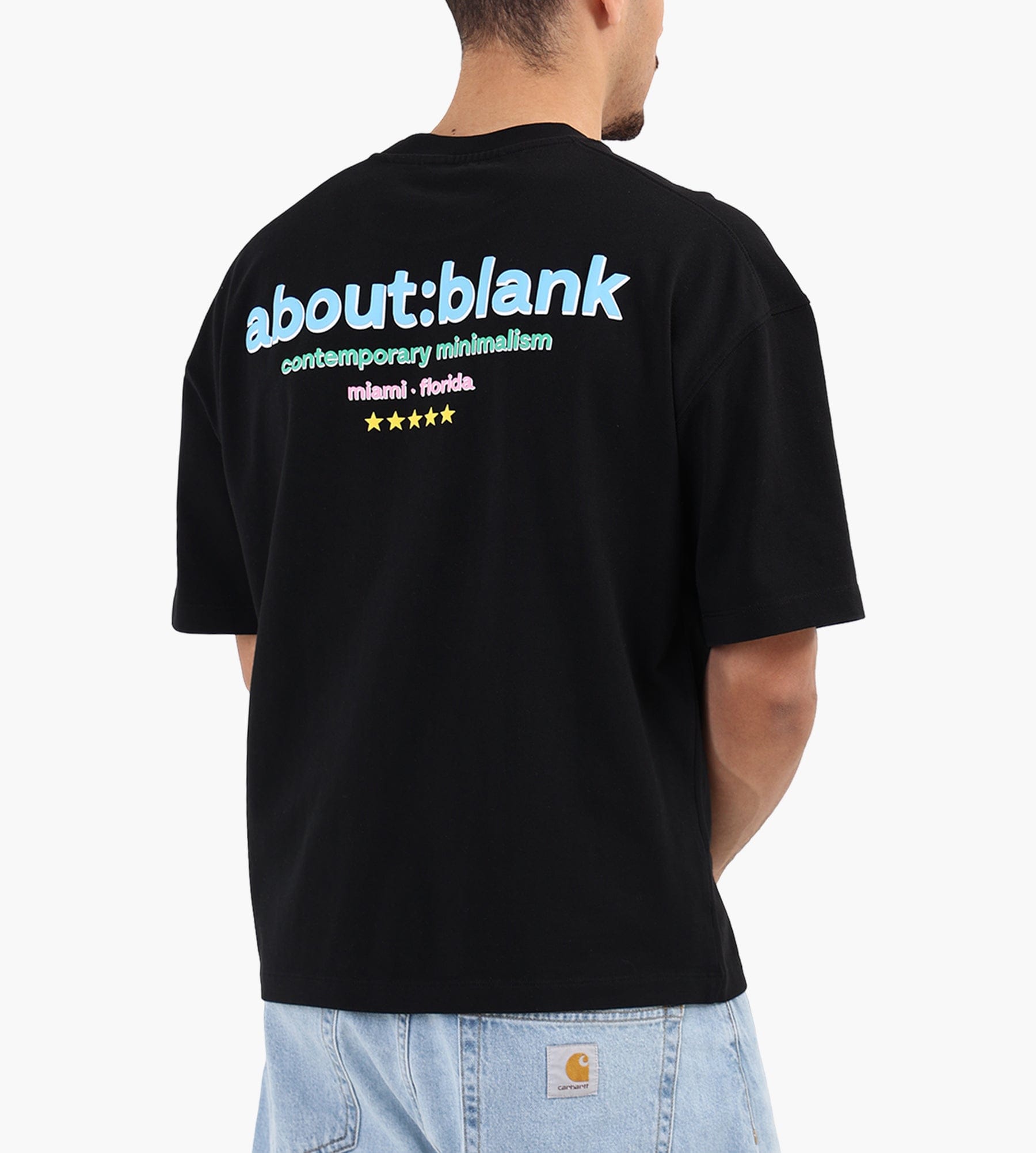 about:blank Vercetti T-Shirt Cotton Black