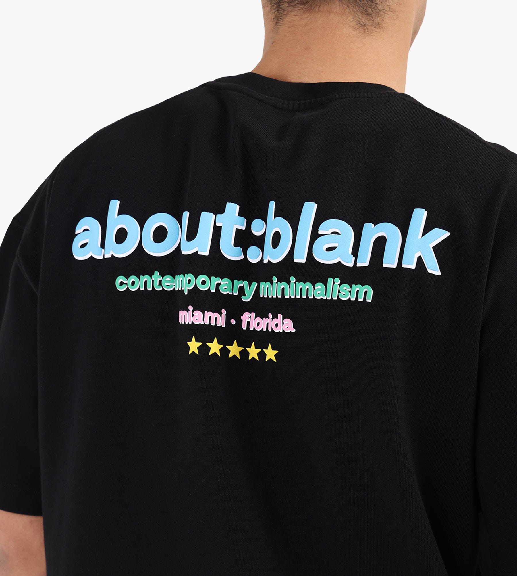 about:blank Vercetti T-Shirt Cotton Black