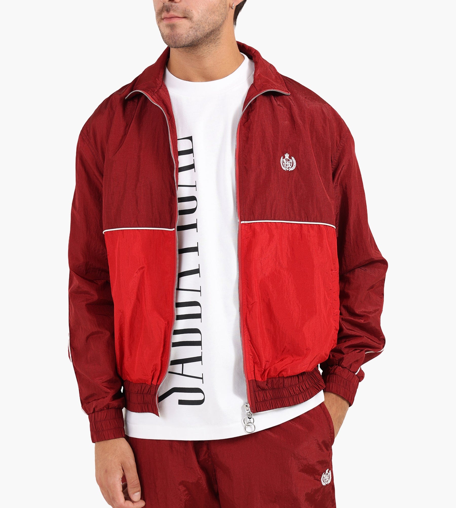 Sabbatical Christopher Track Jacket Cabernet