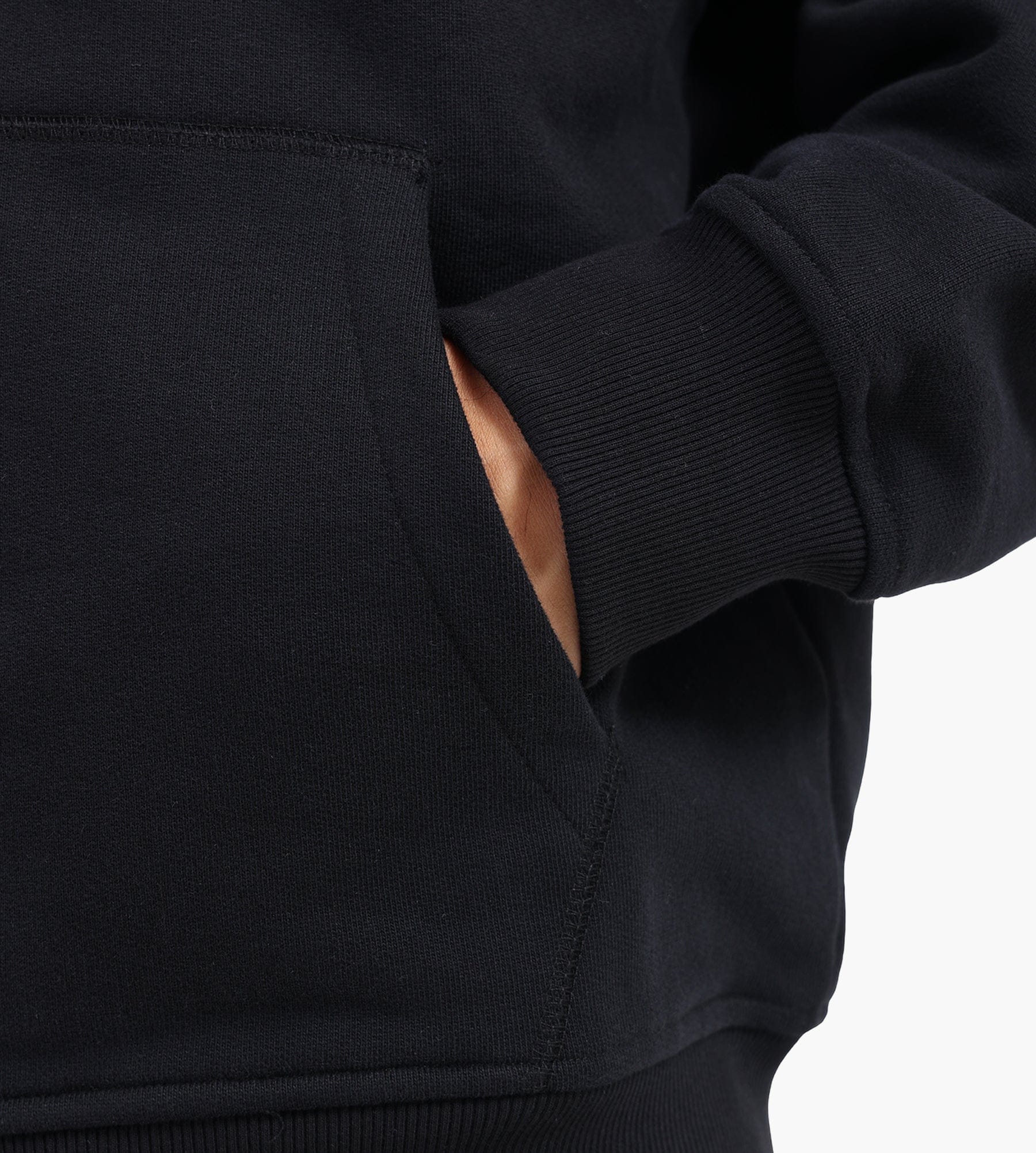 Sabbatical Tablecloth Zip Hoodie Black