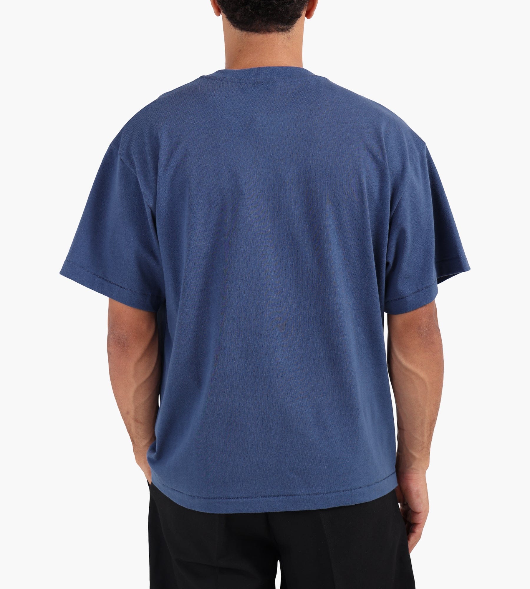 Sabbatical Logo T-Shirt Night Blue White
