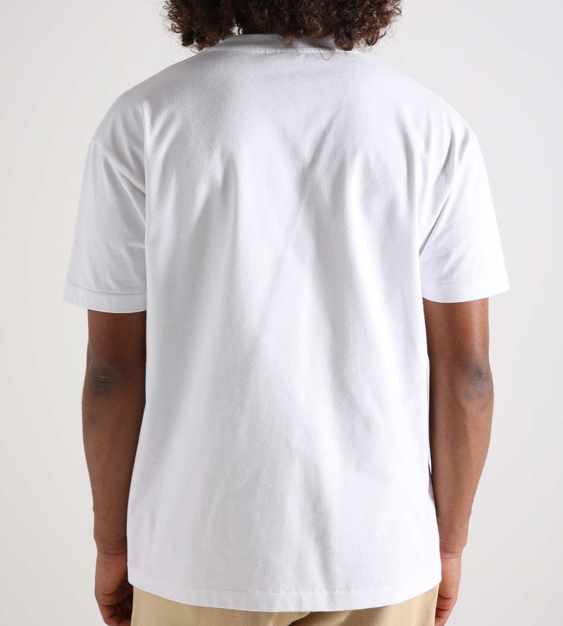 Sabbatical Logo T-Shirt White Purple Rain