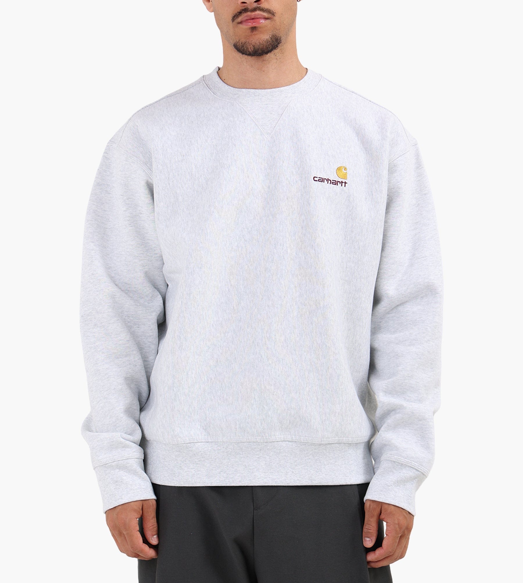 Carhartt WIP American Script Sweater Ash Heather