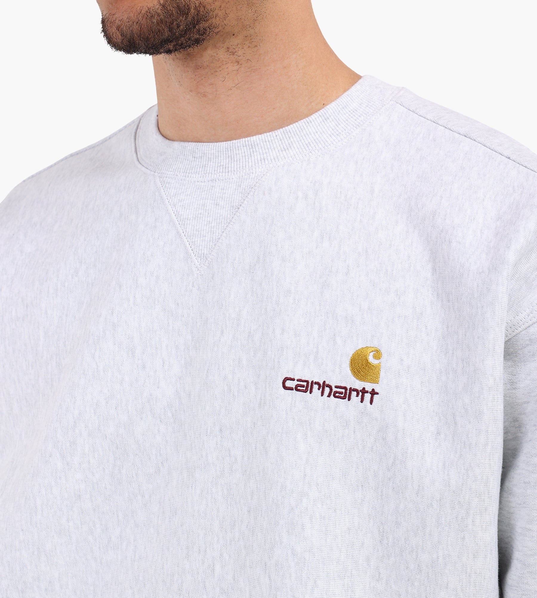 Carhartt WIP American Script Sweater Ash Heather
