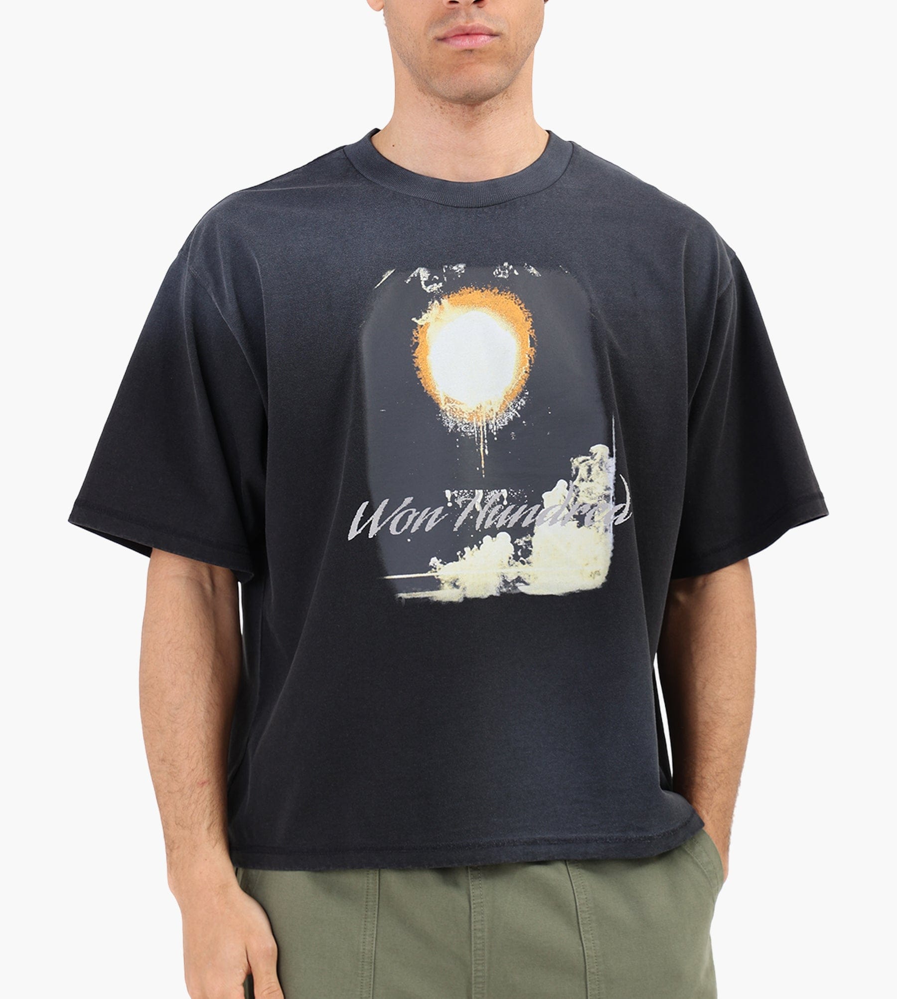 Won Hundred Houston Rocket T-shirt M Black COMB.