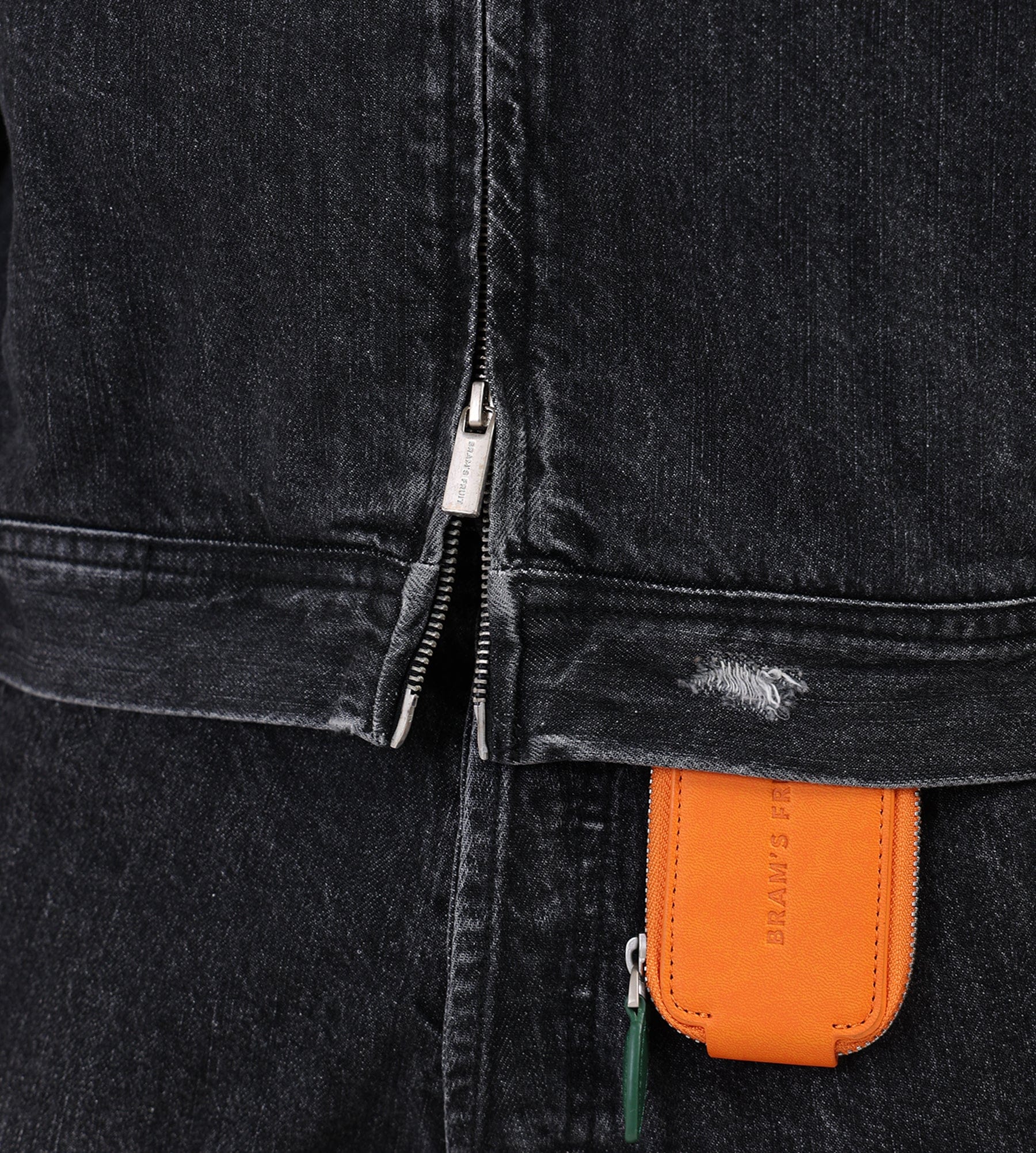 Bram's Fruit Denim Jacket Washed Black
