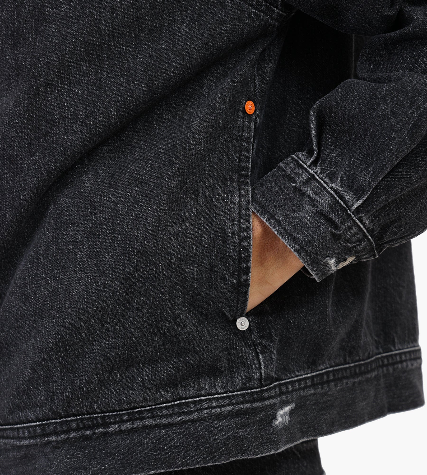 Bram's Fruit Denim Jacket Washed Black