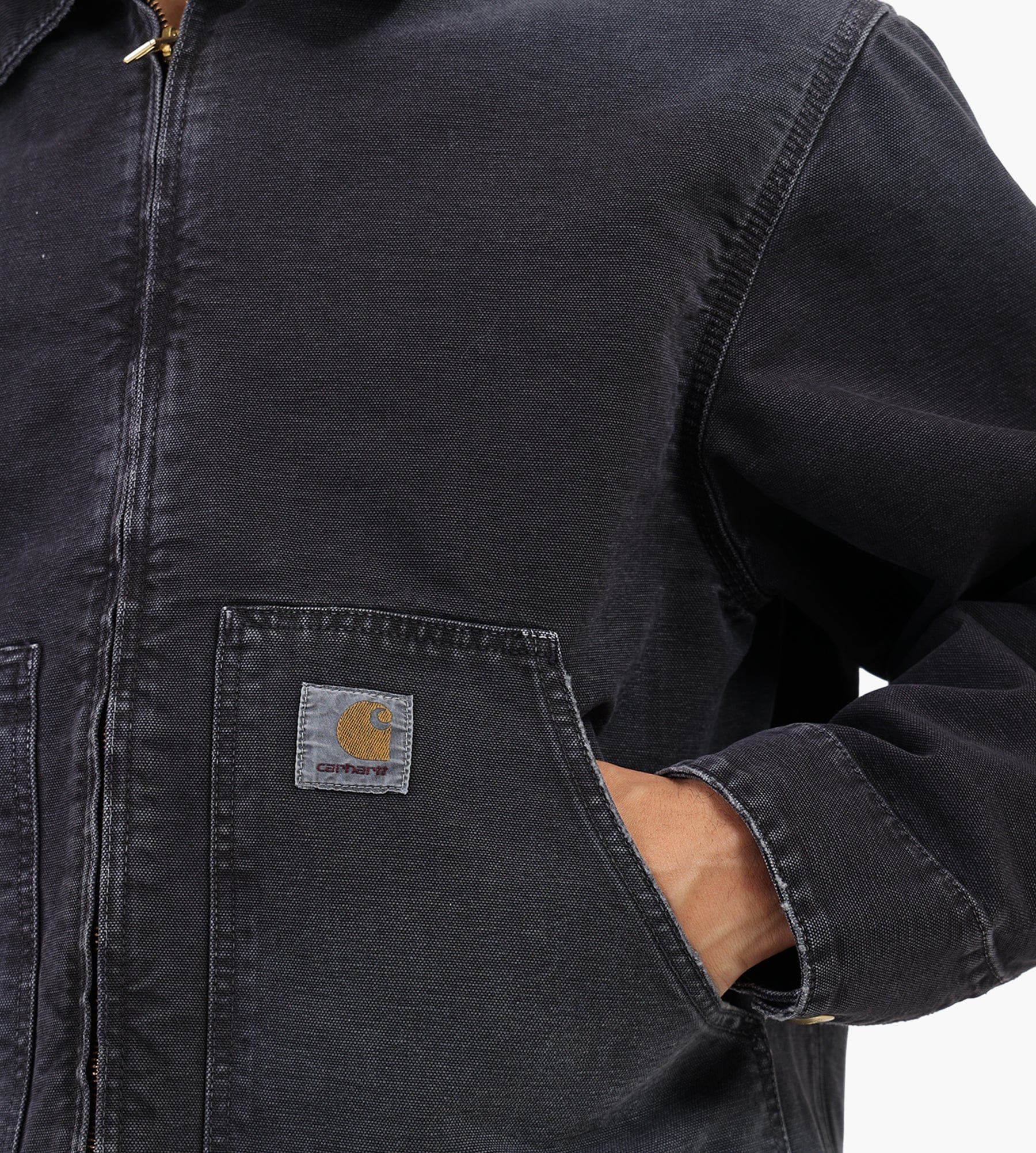 Carhartt WIP OG Arcan Jacket Black Black Destroy Wash