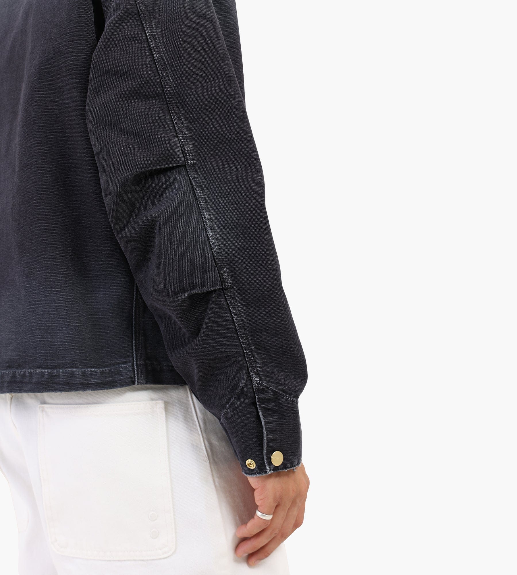 Carhartt WIP OG Arcan Jacket Black Black Destroy Wash