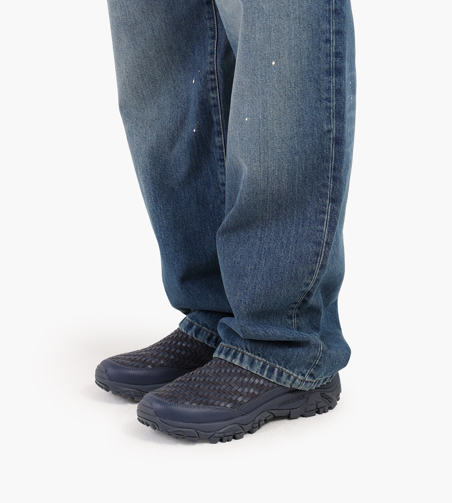 Carhartt WIP Landon Pant Blue Destroy Wash