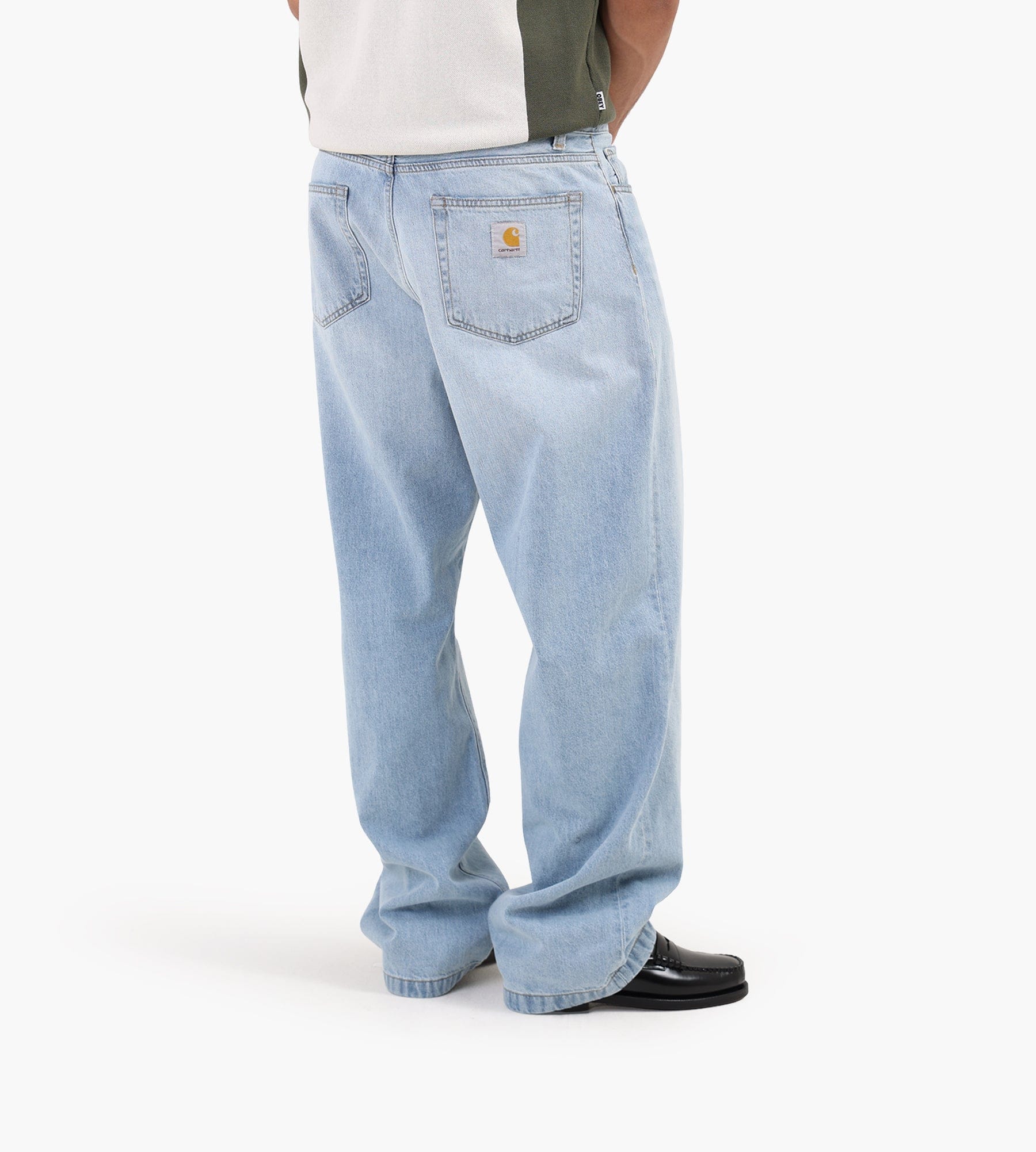 Carhartt WIP Landon Pant Blue Heavy Worn