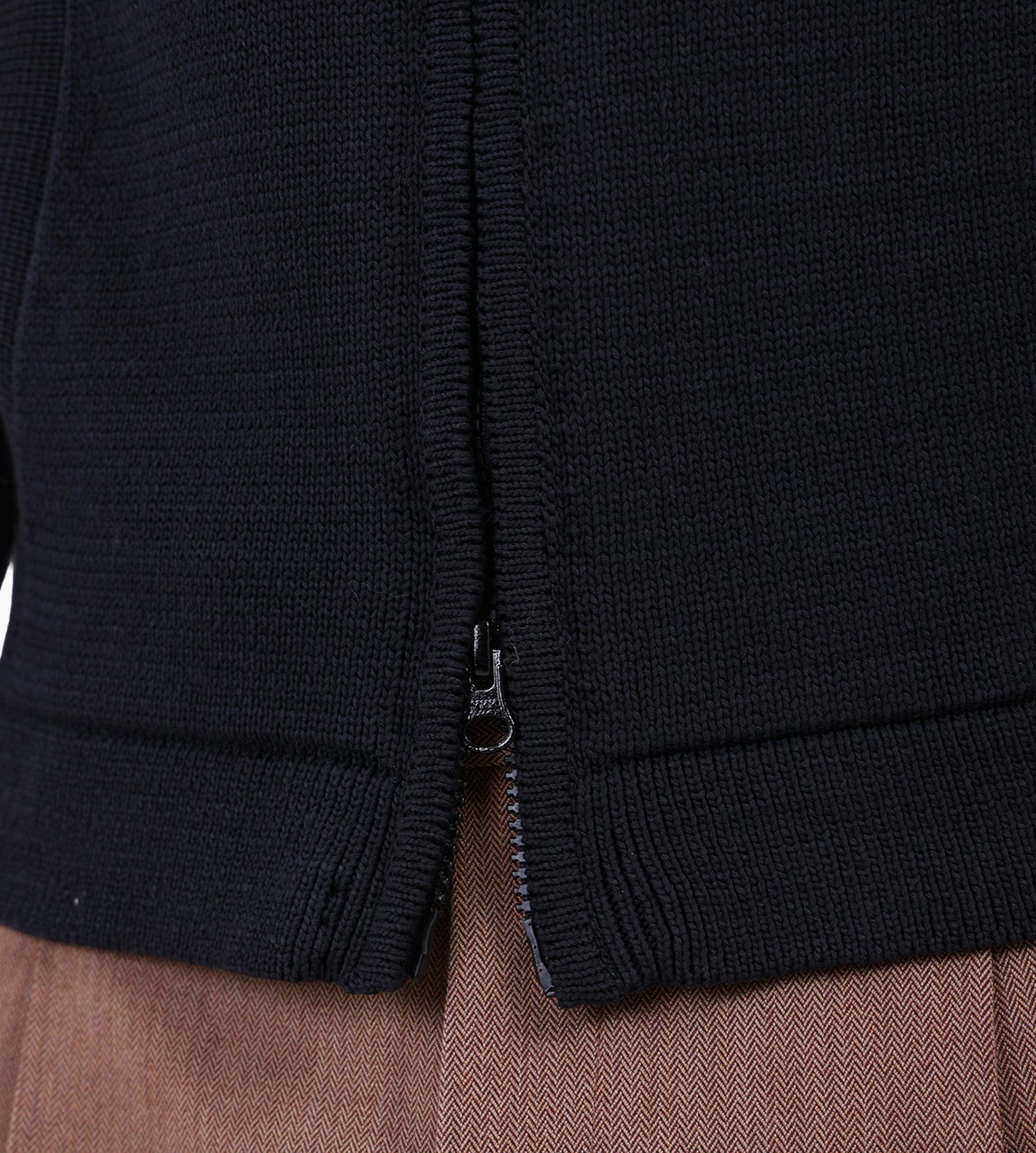 C.P. Company Compact Cotton Zipped Cardigan Total Eclipse