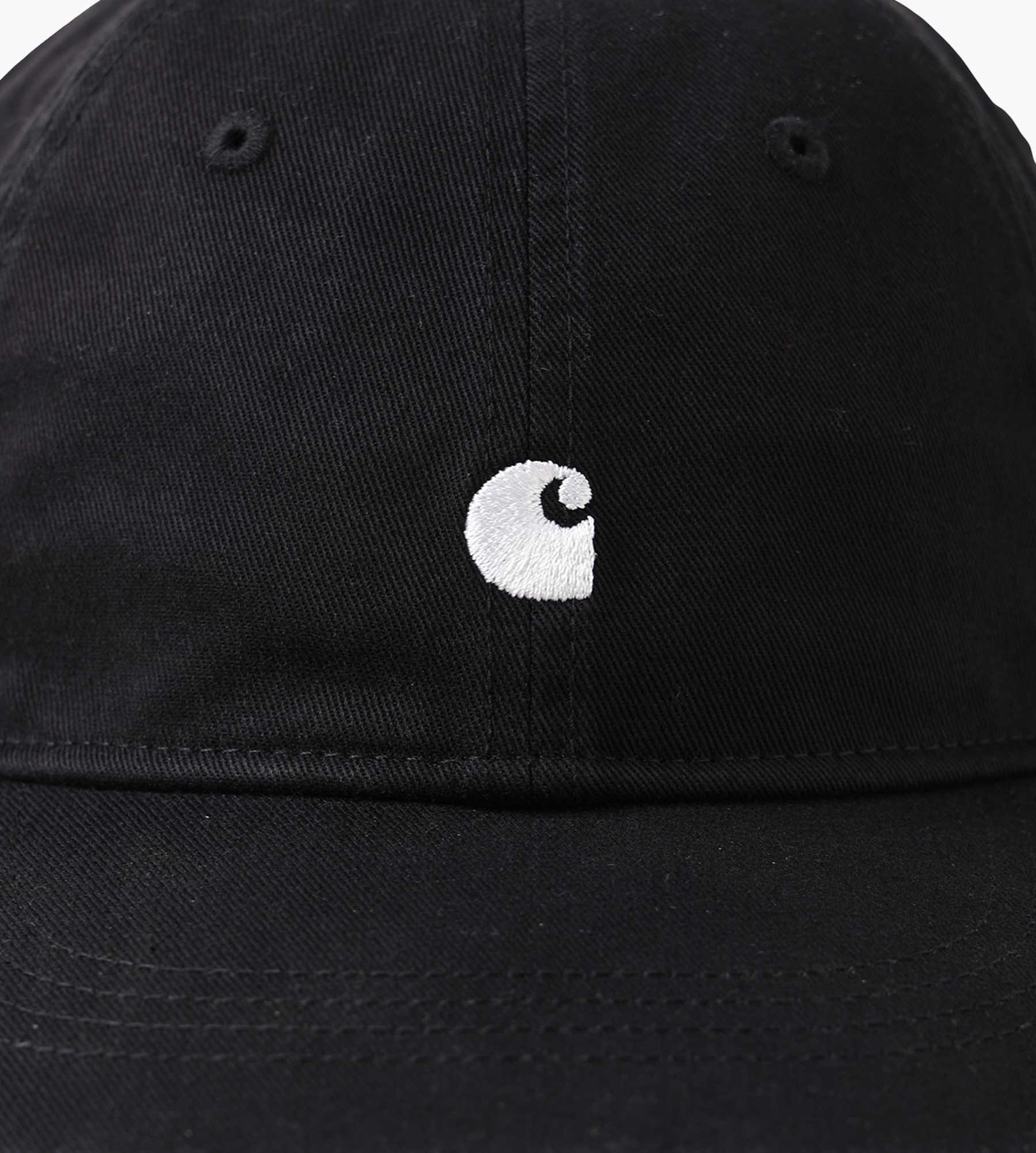 Carhartt WIP NOS Madison Logo Cap Black White