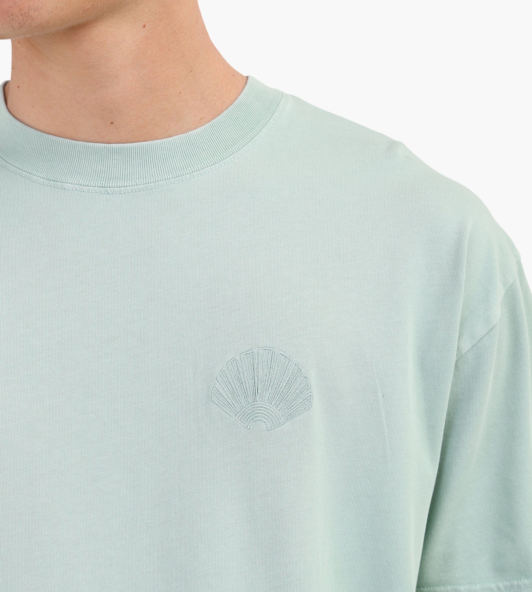 New Amsterdam Surf Association Chop Tee Opal Green