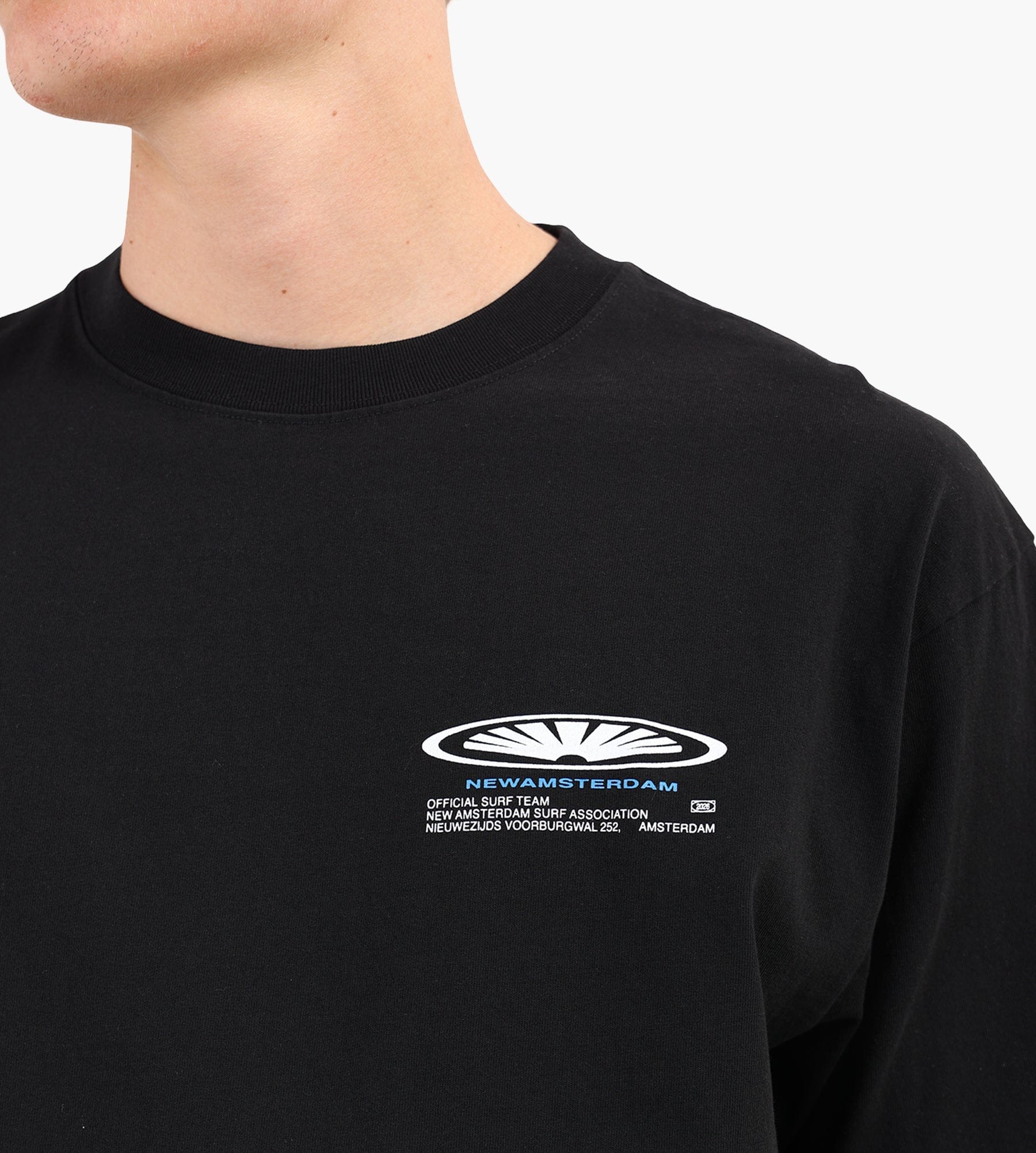 New Amsterdam Surf Association Shaper Tee Black