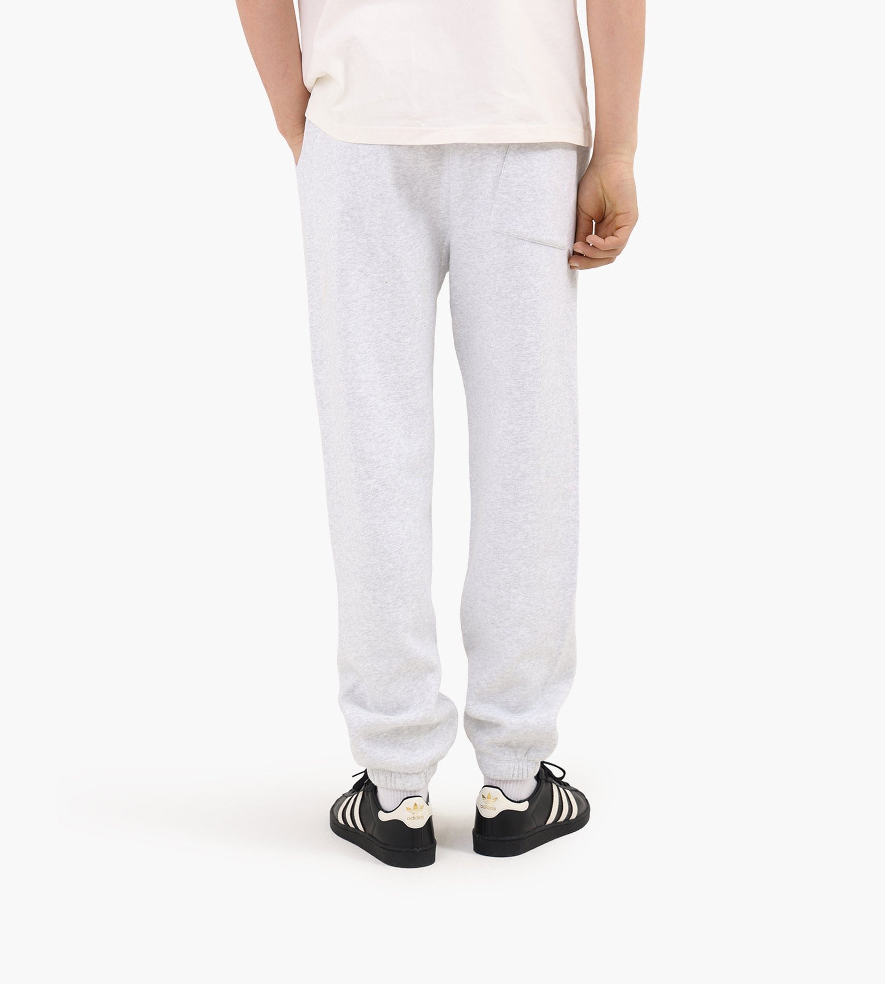 Sporty & Rich Beverly Script Sweatpant Heather Gray Navy