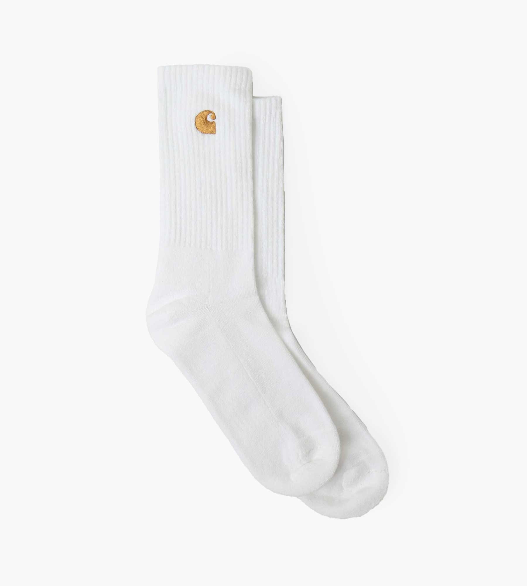 Carhartt WIP NOS Chase Socks White Gold
