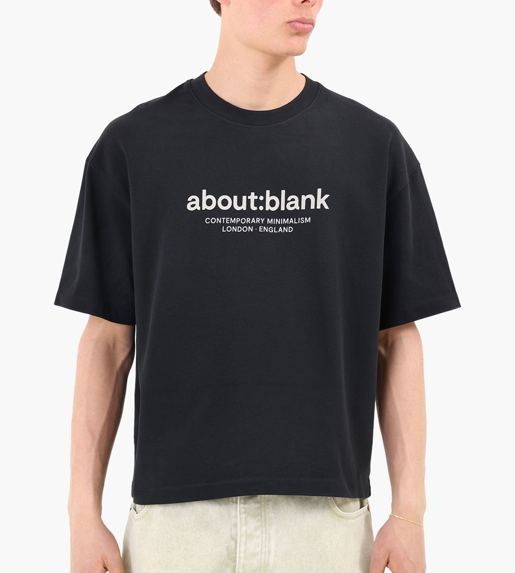 about:blank Garcon T-Shirt Cotton Black