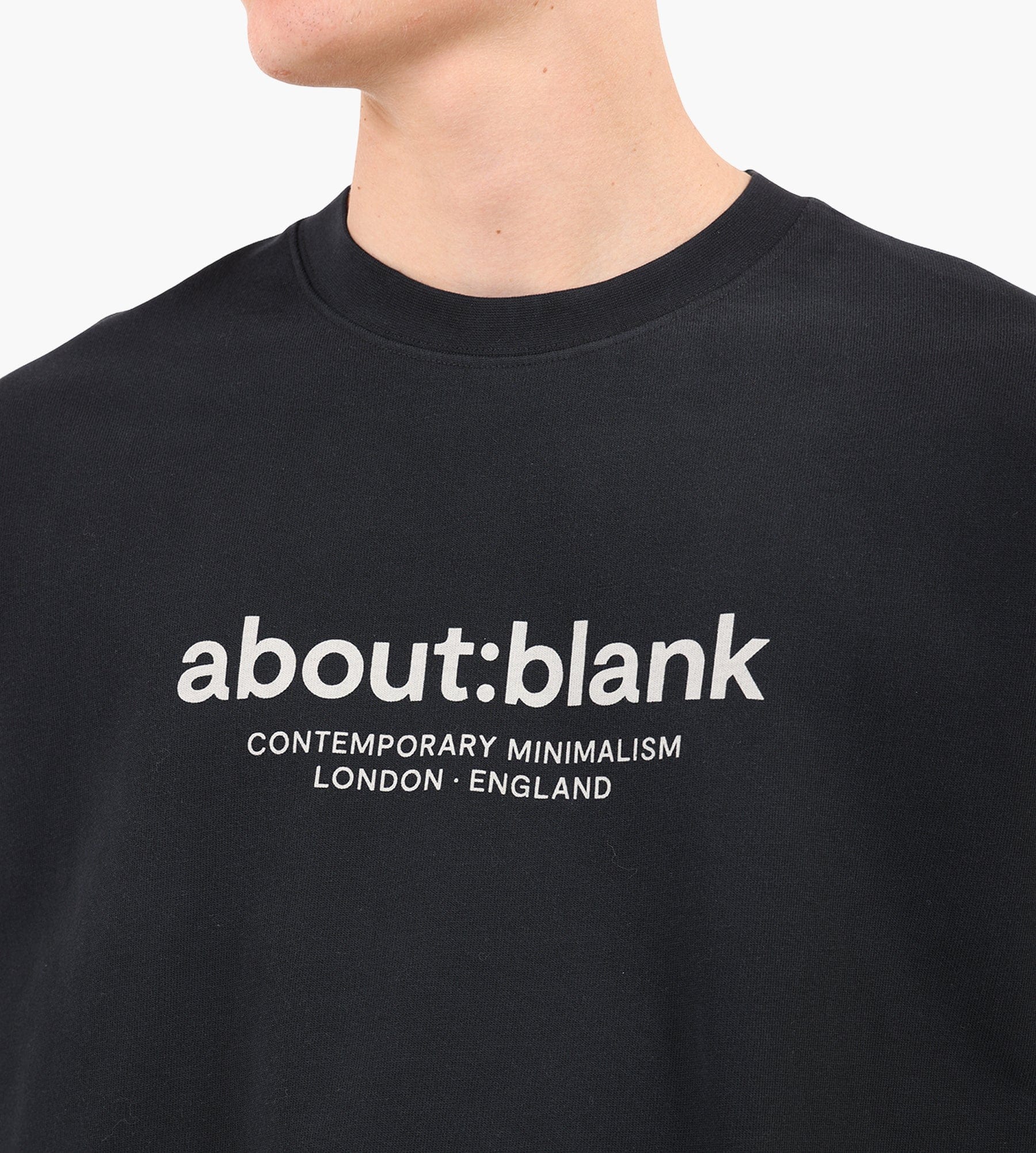about:blank Garcon T-Shirt Cotton Black