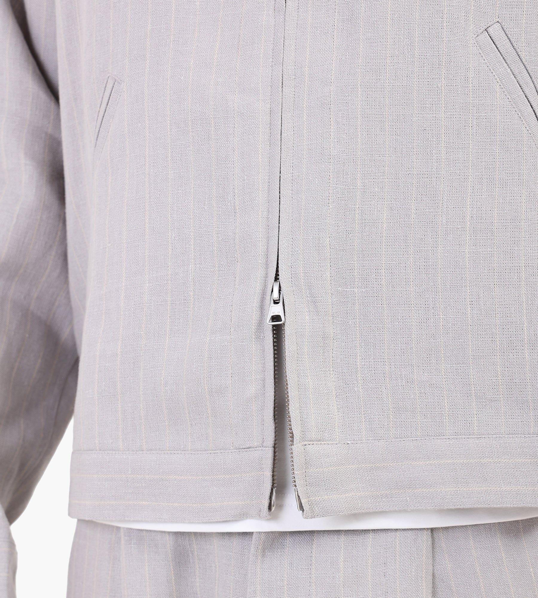 NN.07 Petrus Jacket 1455 Grey Stripe