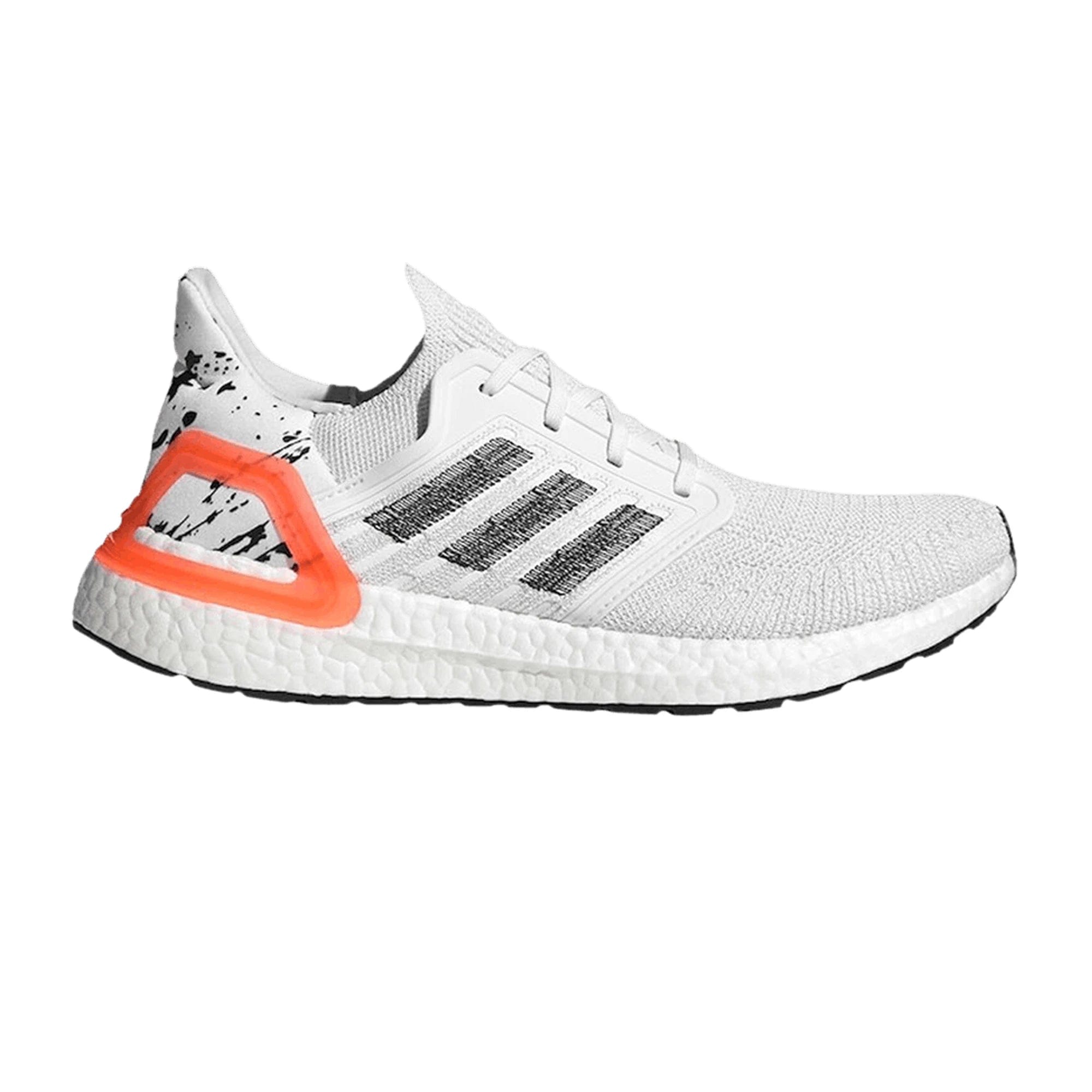 Adidas Ultra Boost 20 'White Orange Heel Pattern' (2020)