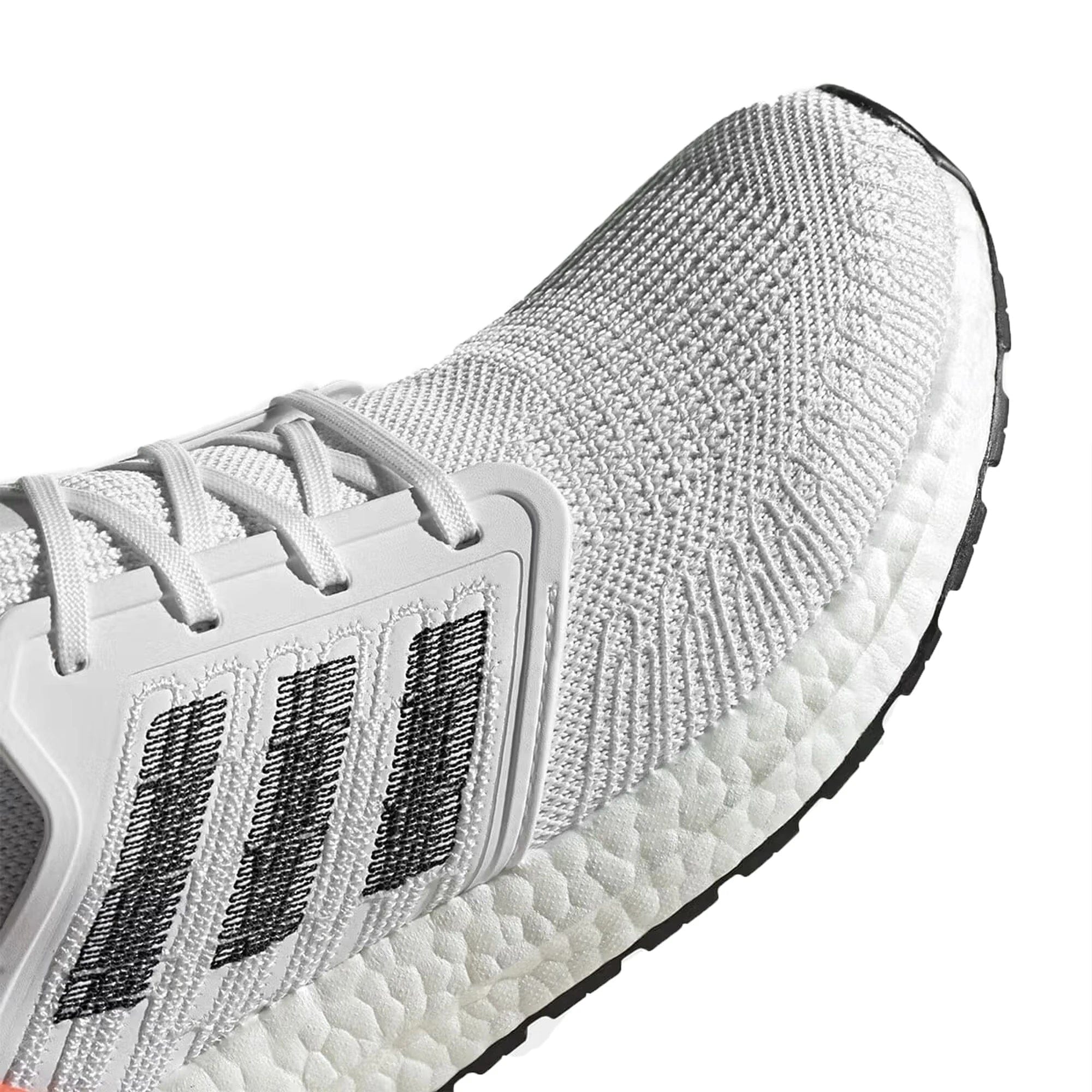 Adidas Ultra Boost 20 'White Orange Heel Pattern' (2020)