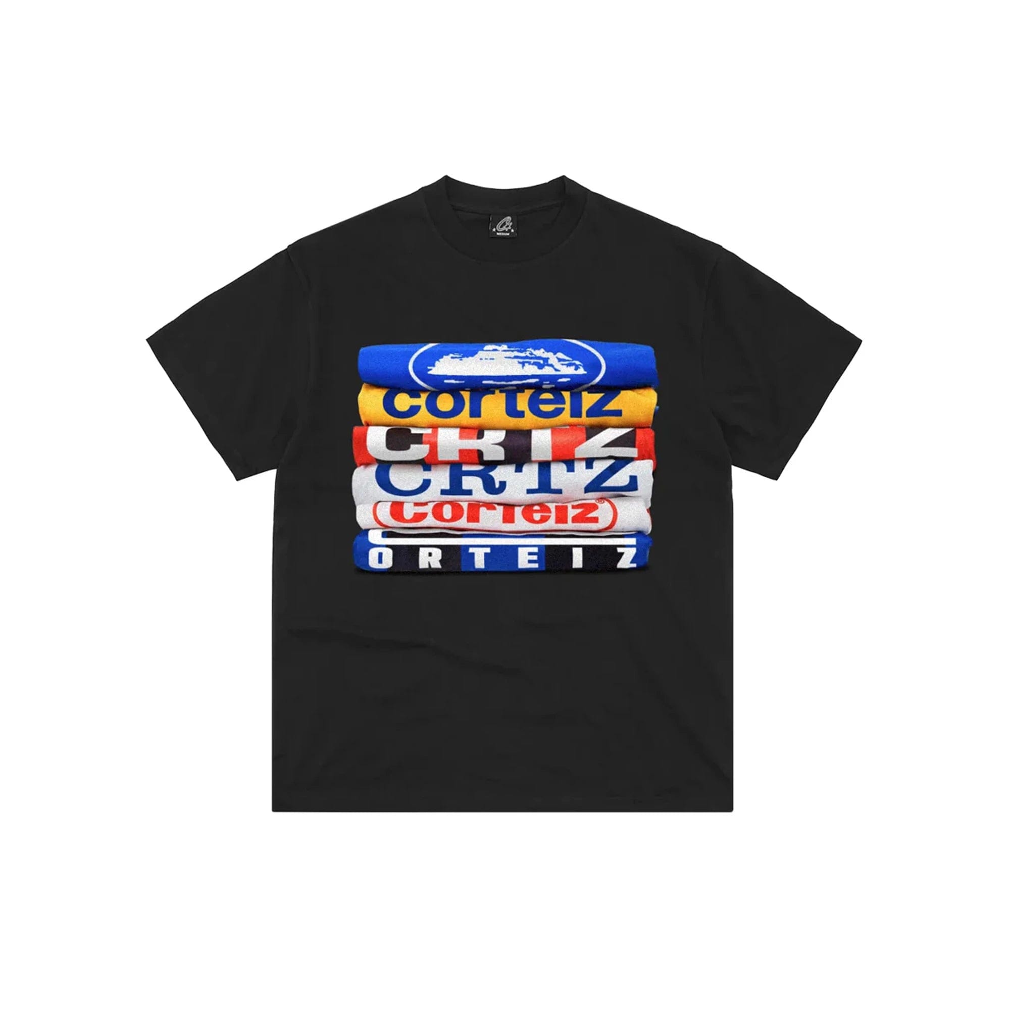 Corteiz T-Shirt Stack Tee 'Black' (2024)