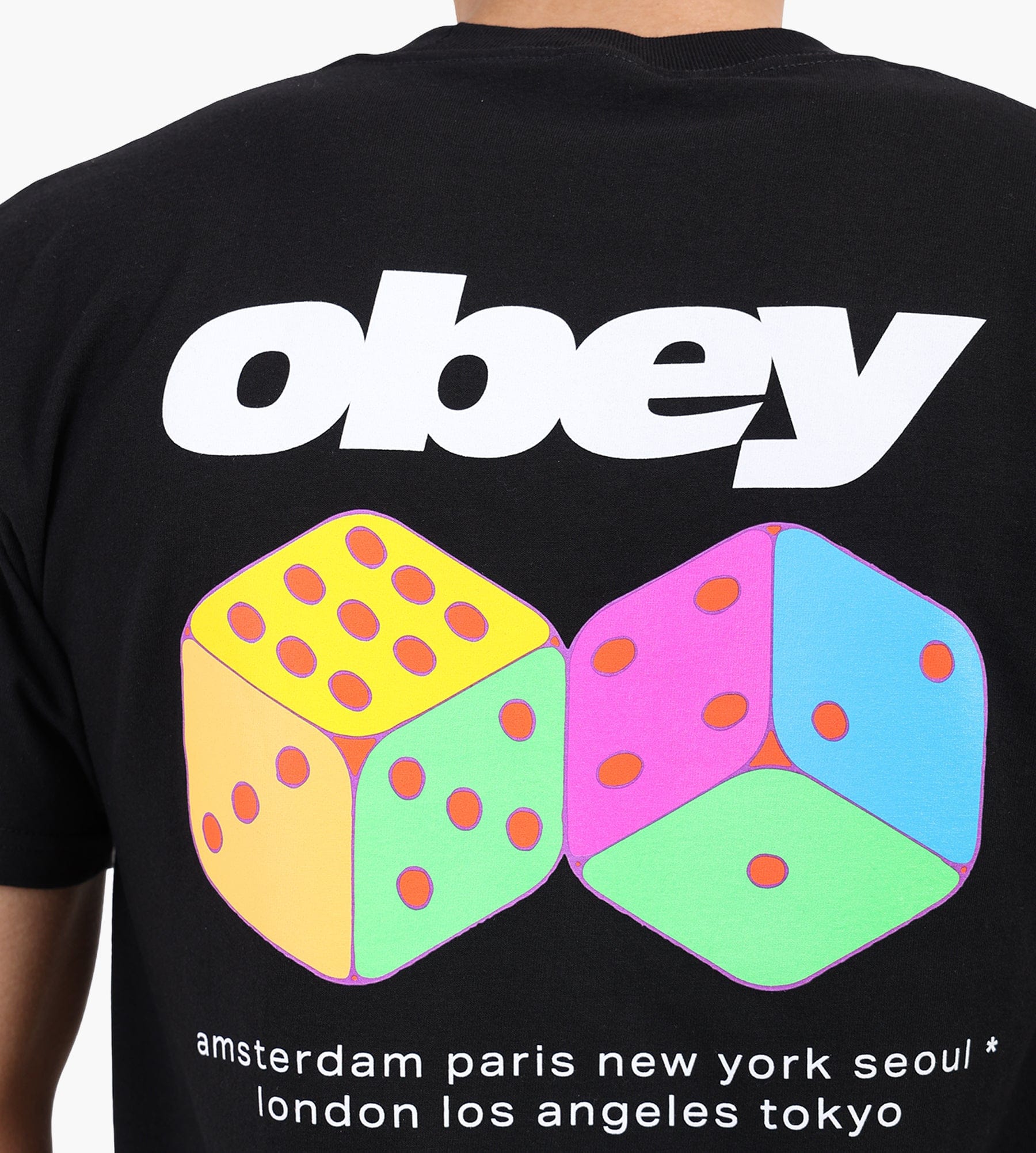 Obey Dice Tee Black