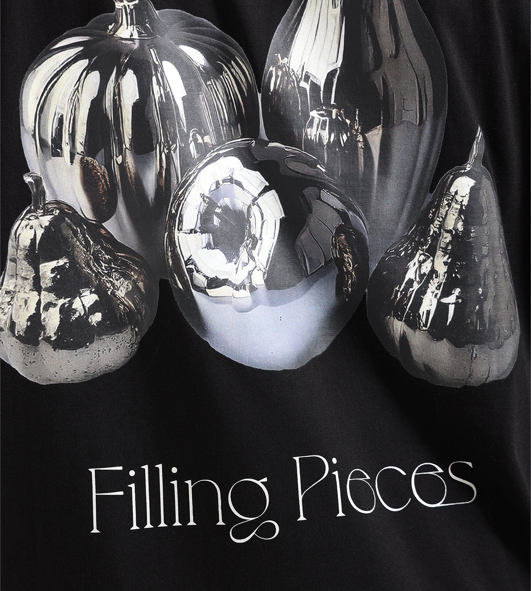 Filling Pieces T-shirt Boxy Chrome Fruit Black