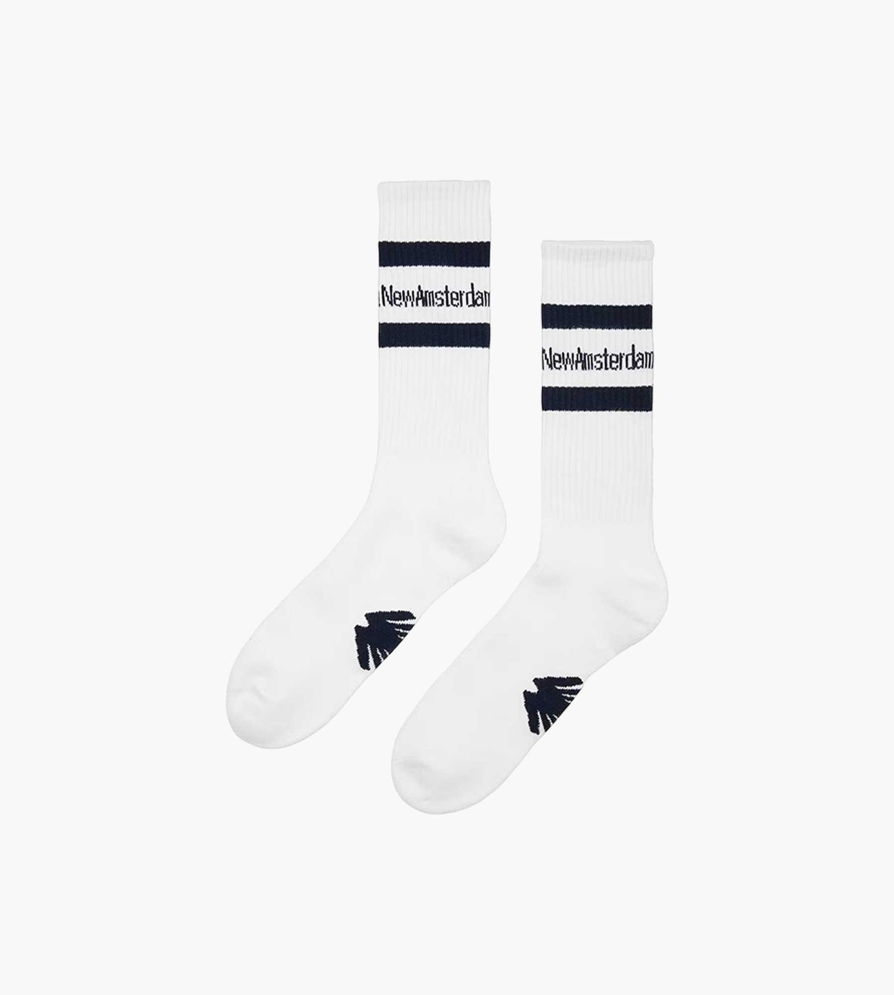 New Amsterdam Surf Association Sport Socks Single White