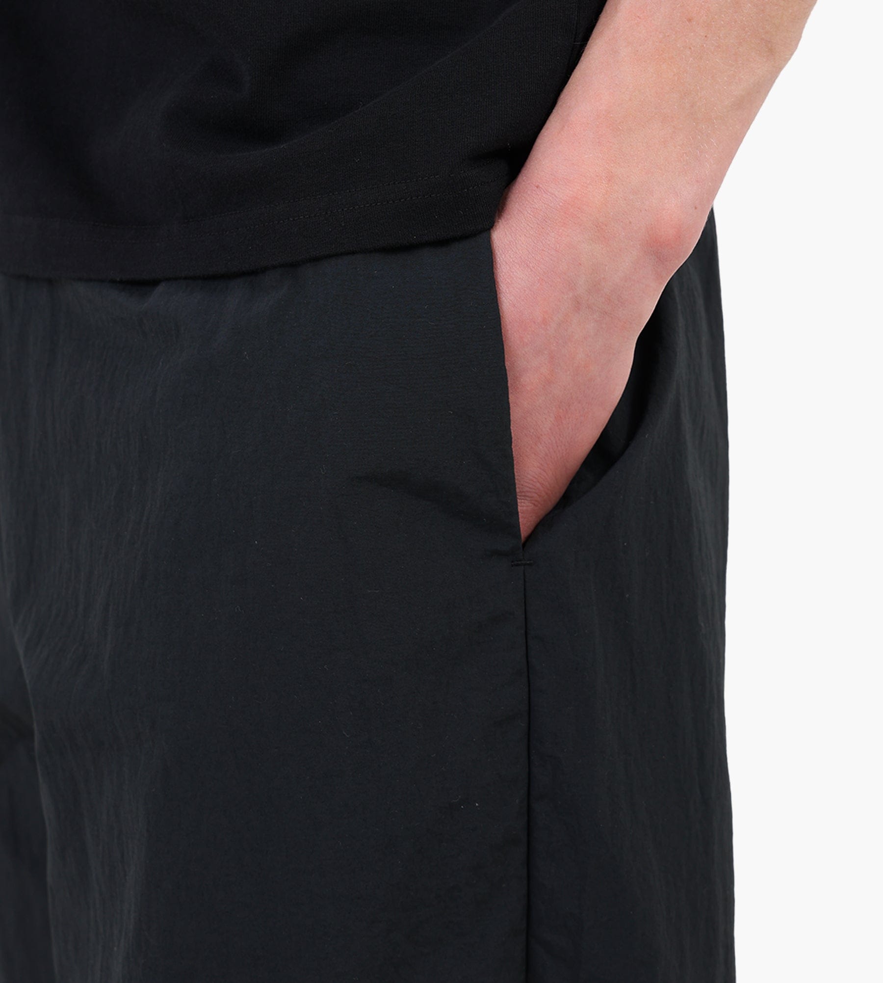 Palmes Logo Tennis Shorts Black