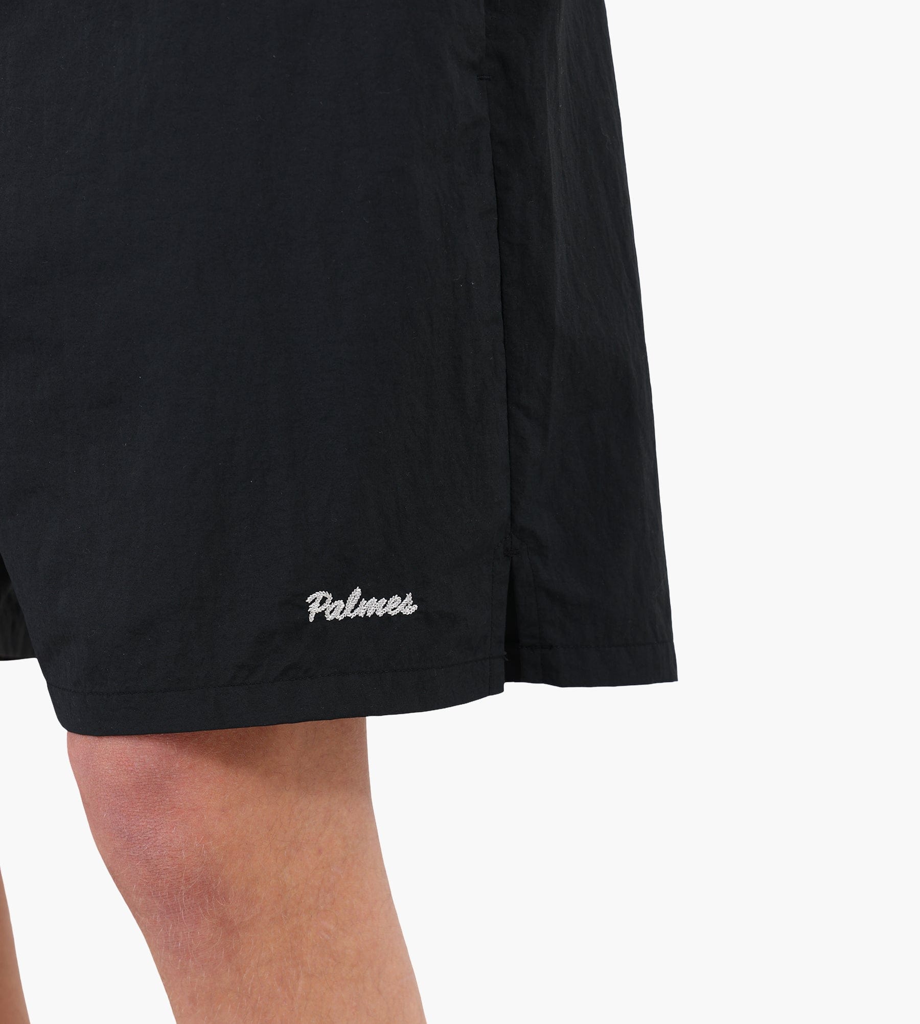 Palmes Logo Tennis Shorts Black