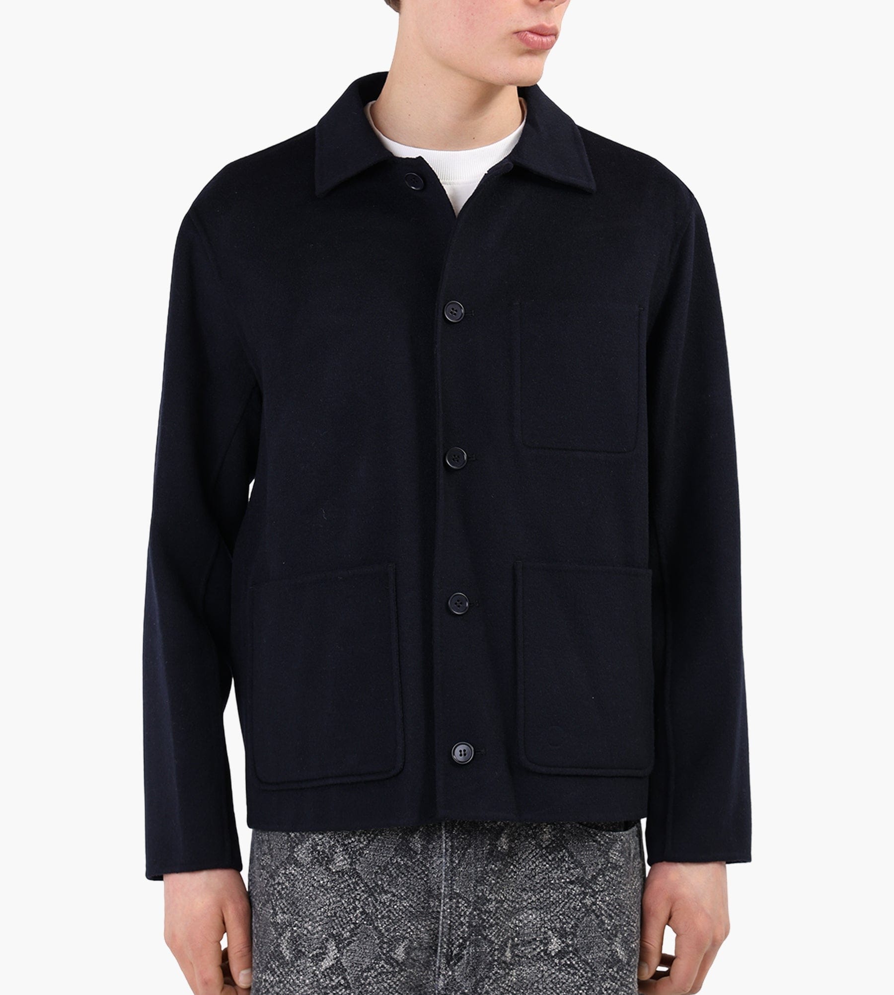 NN.07 Morgan Brushed Jacket 8447 Deep Navy
