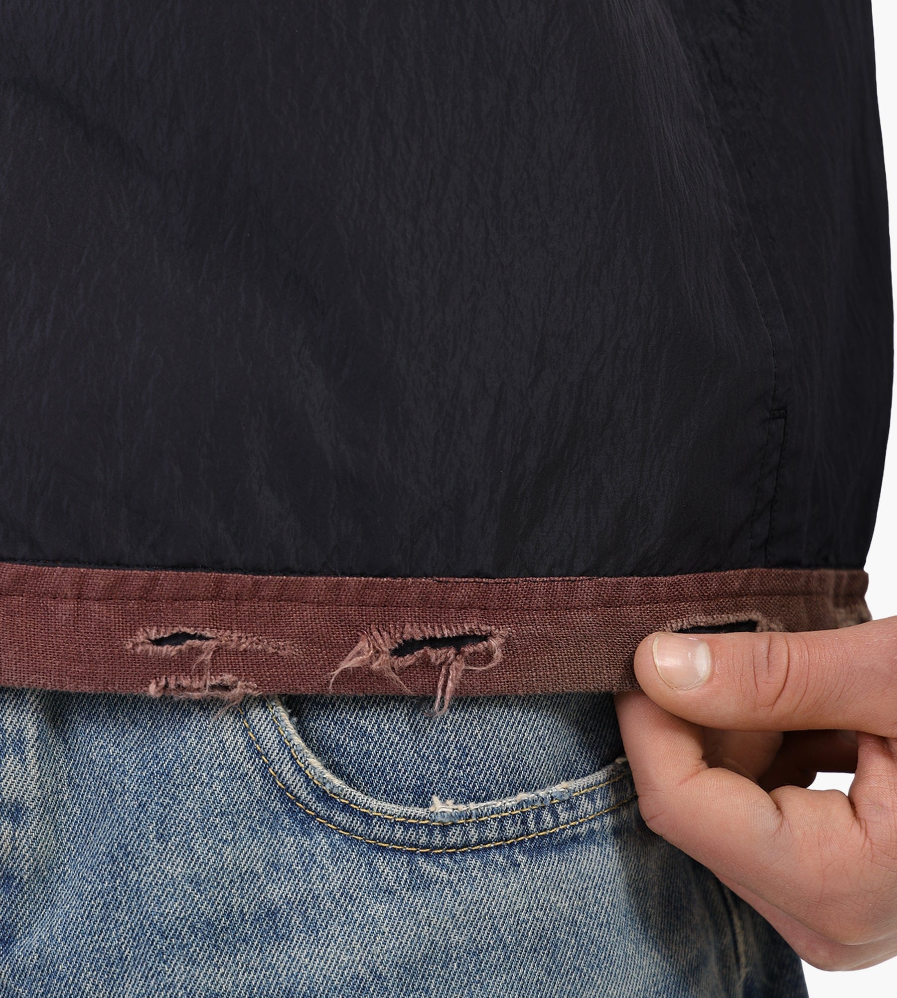 Arte Antwerp Linen Tape Classic Jacket Black