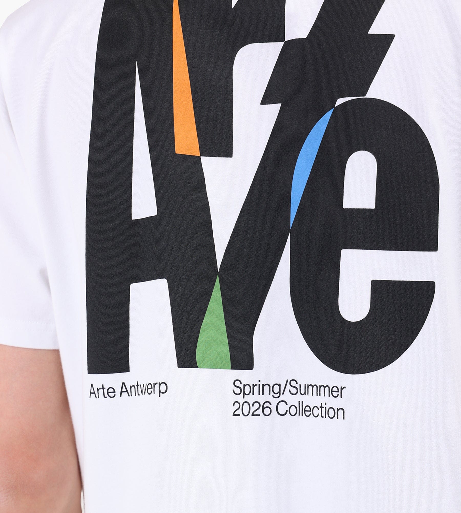 Arte Antwerp Big Logo Back T-shirt White
