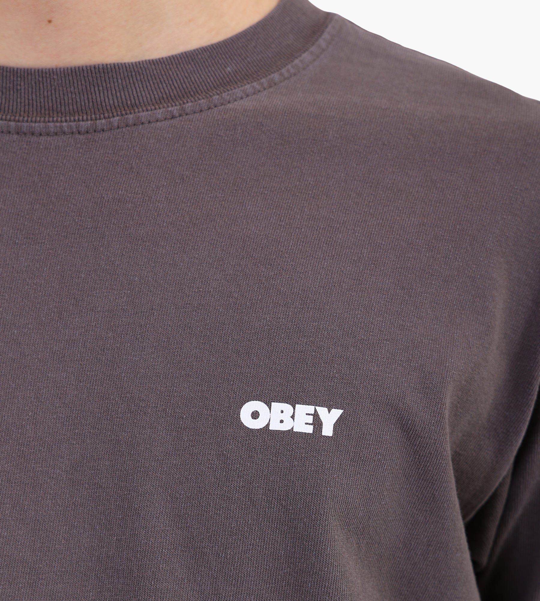 Obey Bold Icon Face Tee Pigment Dusty Black