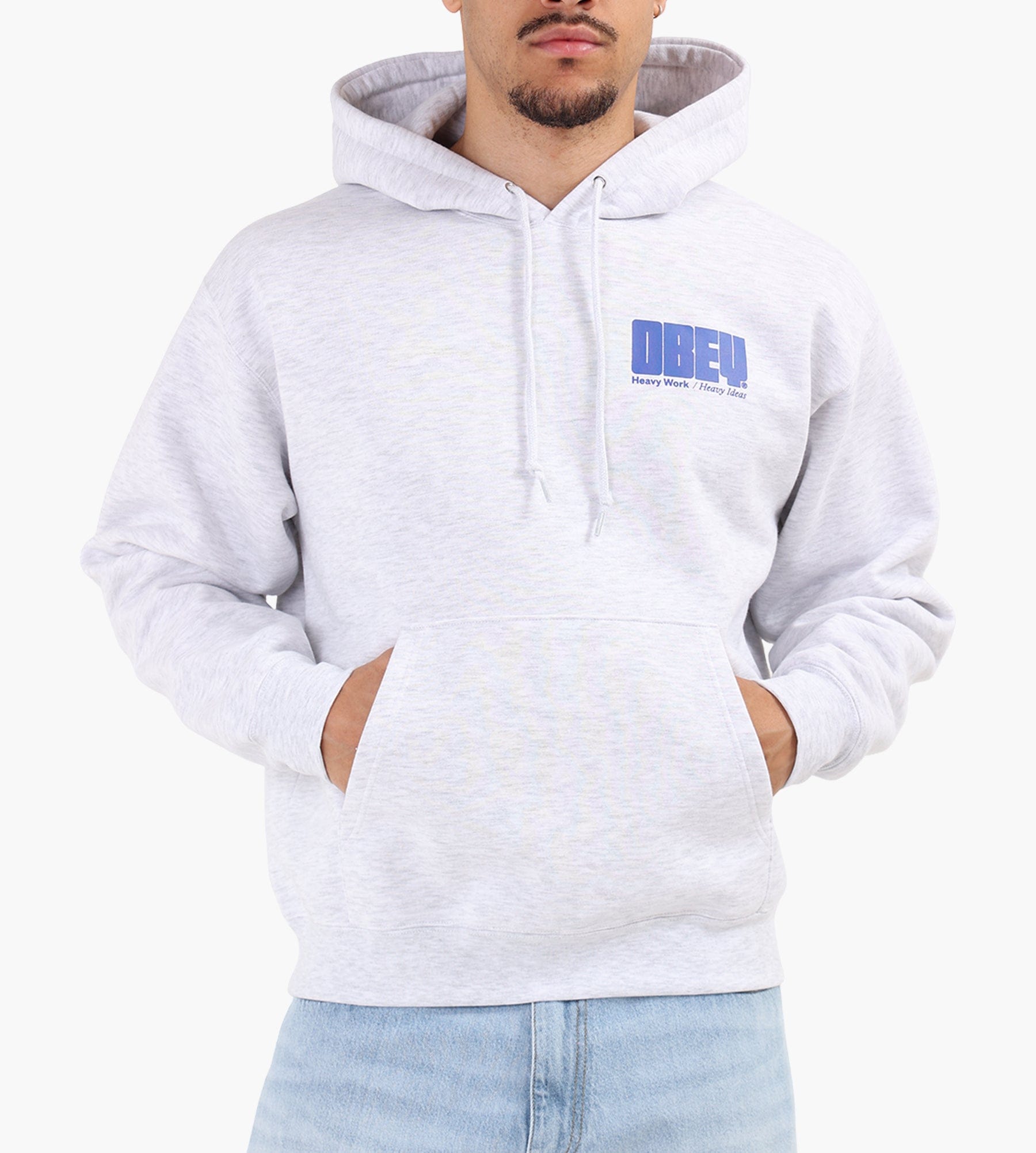 Obey Heavy Ideas Hoodie Ash Grey