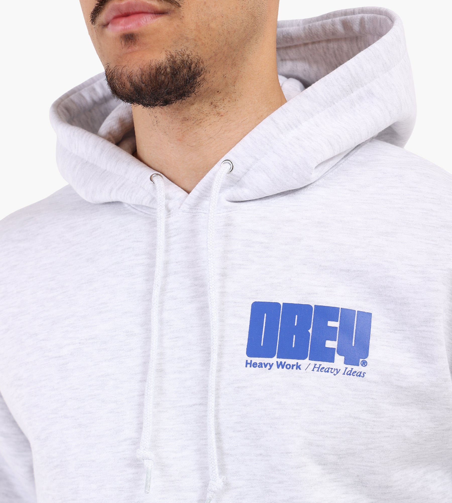 Obey Heavy Ideas Hoodie Ash Grey