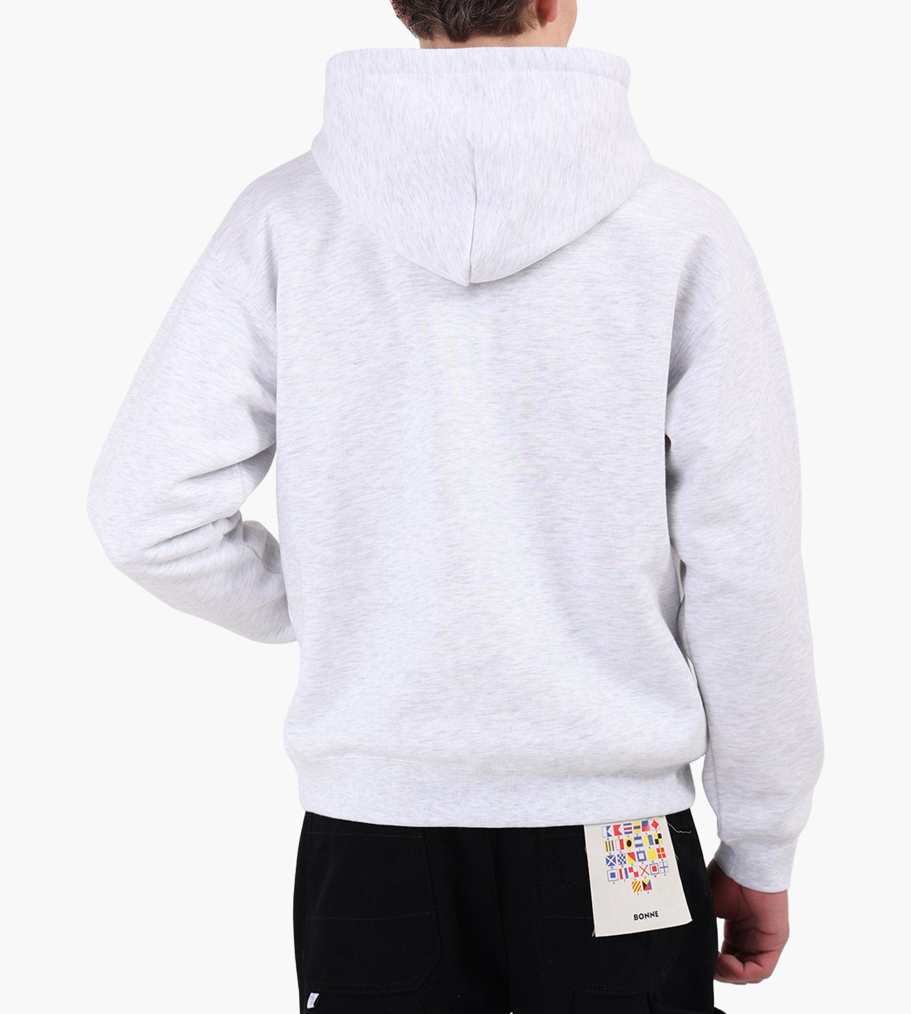 Obey Collegiate Zip Hoodie Ash Grey