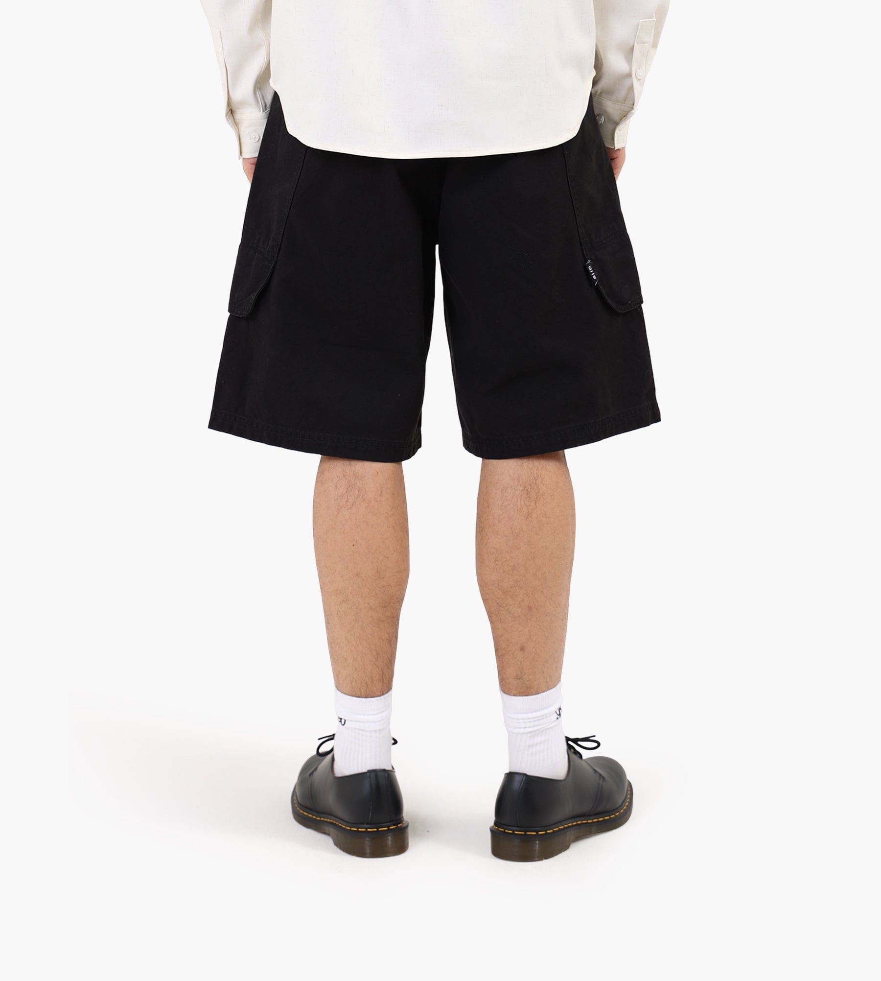 Arte Antwerp Canvas Cargo Shorts Black
