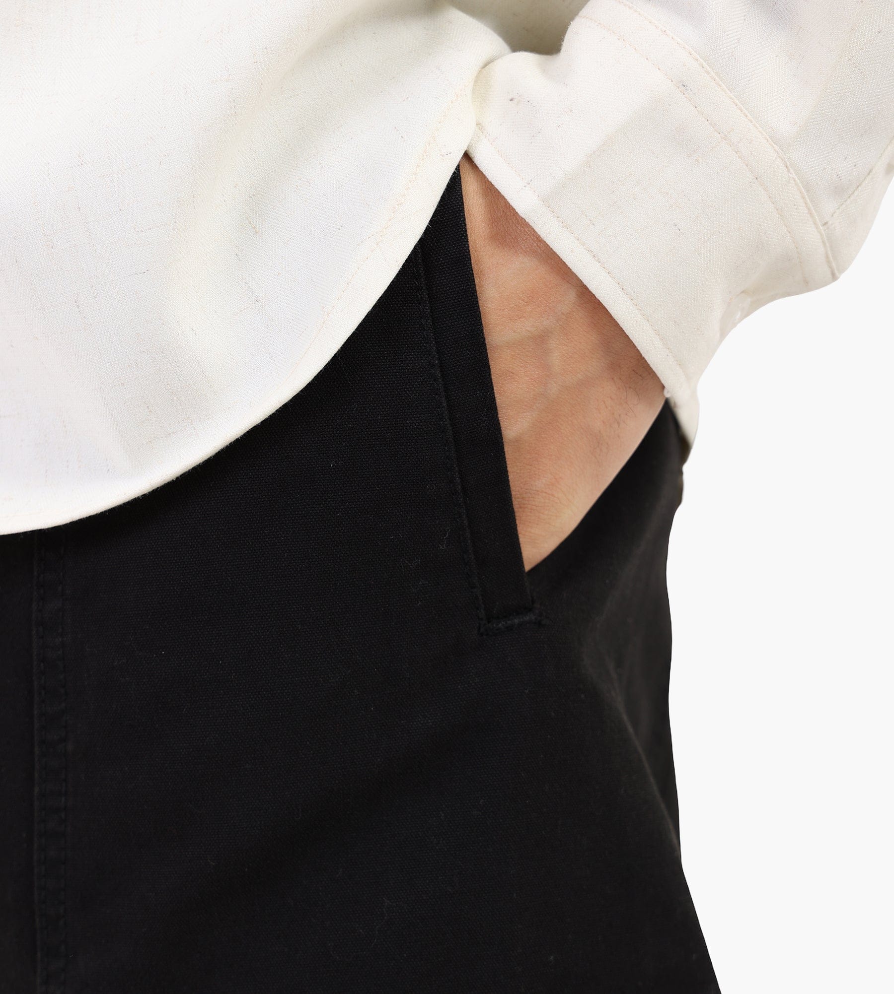Arte Antwerp Canvas Cargo Shorts Black