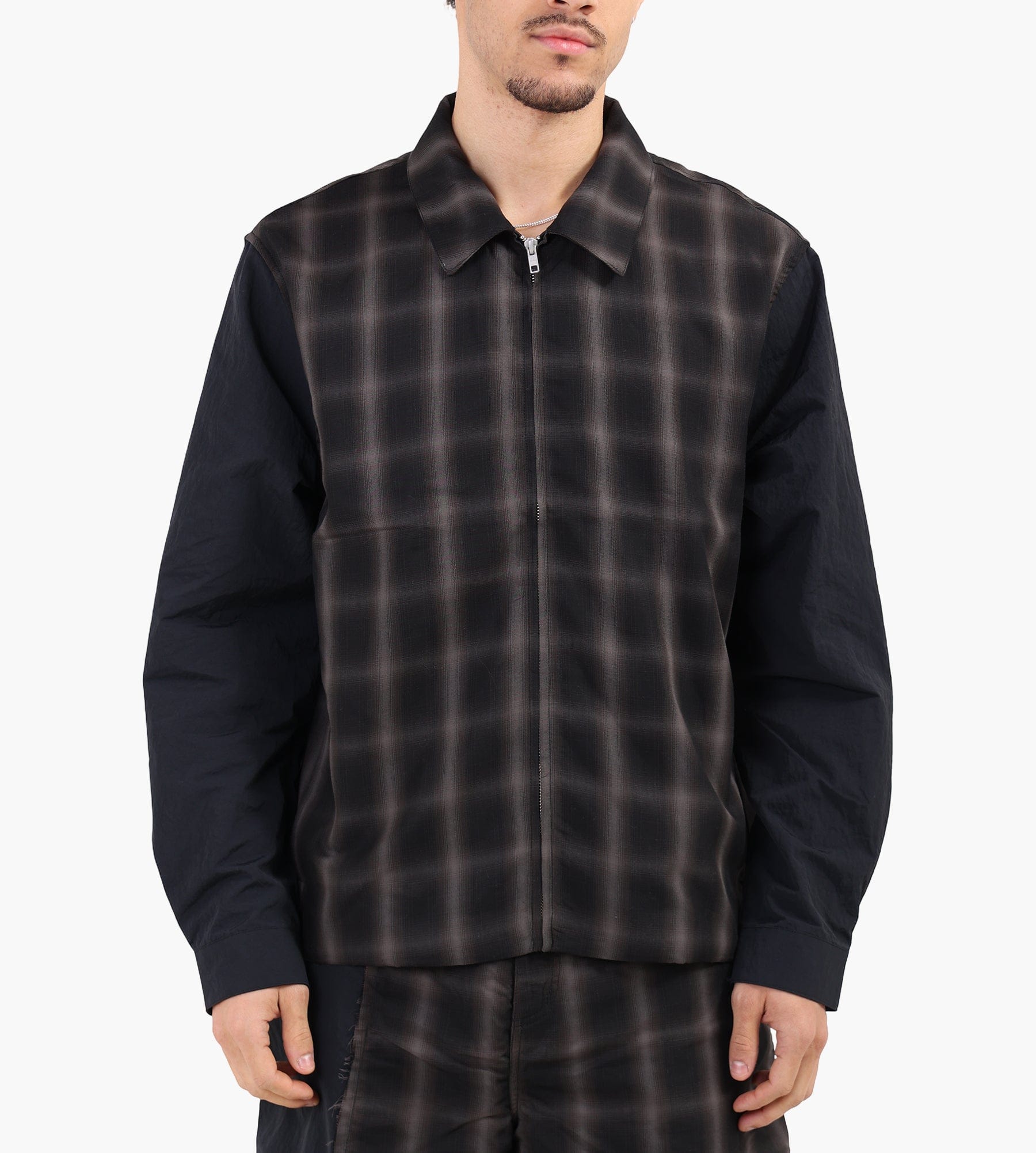 Arte Antwerp Plaided Shirt Jacket Plaid
