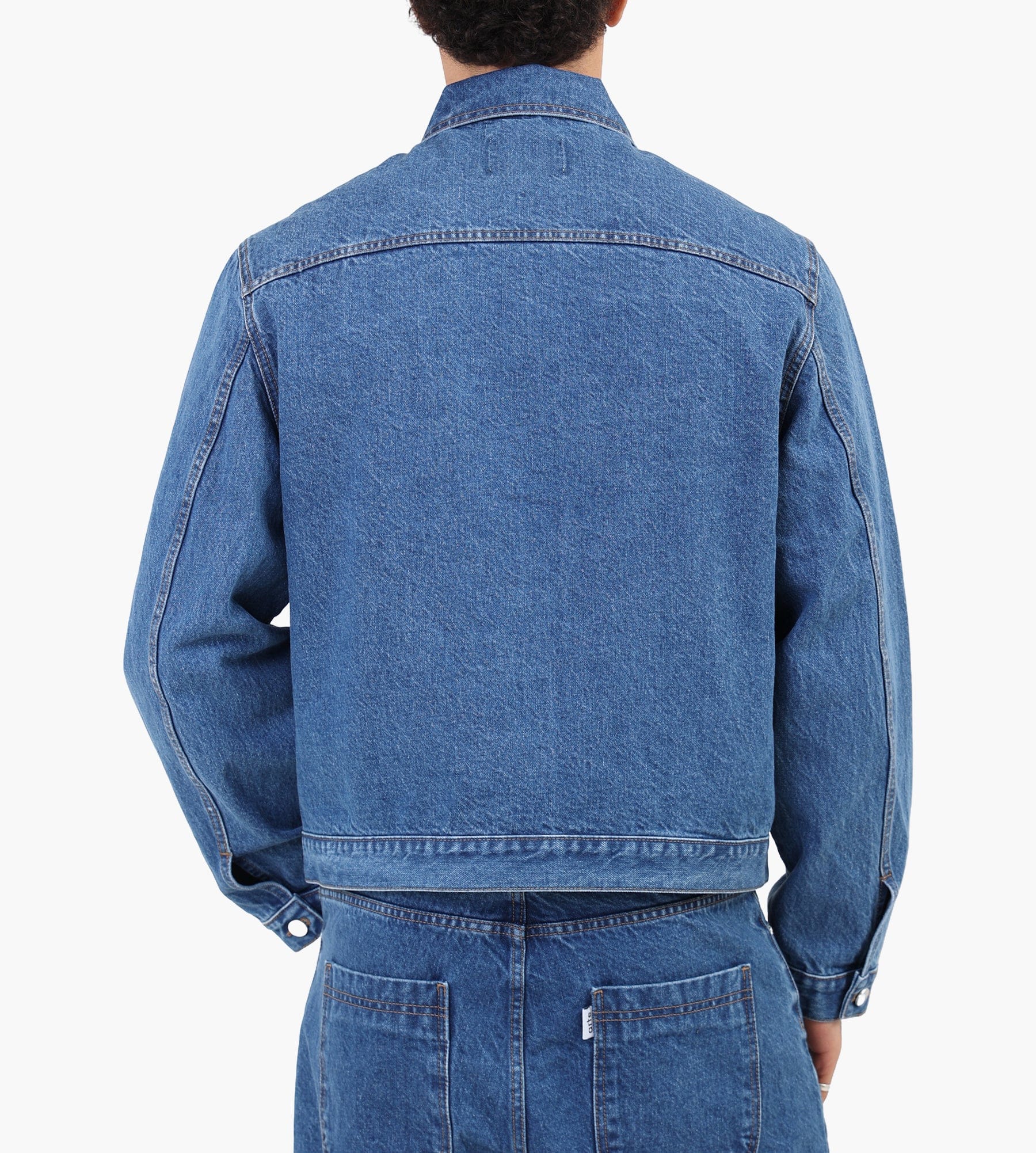 Arte Antwerp Fold Pocket Denim Jacket Raw Denim